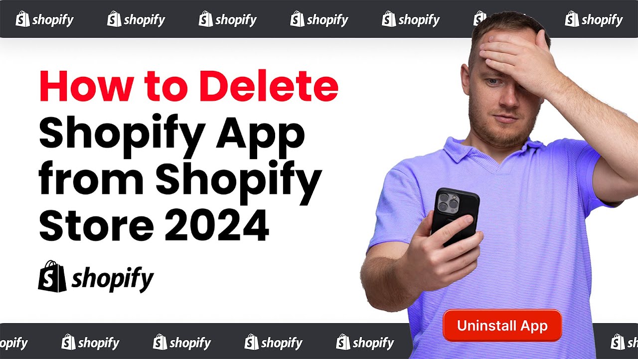 Deleting a Shopify app from the store dashboard