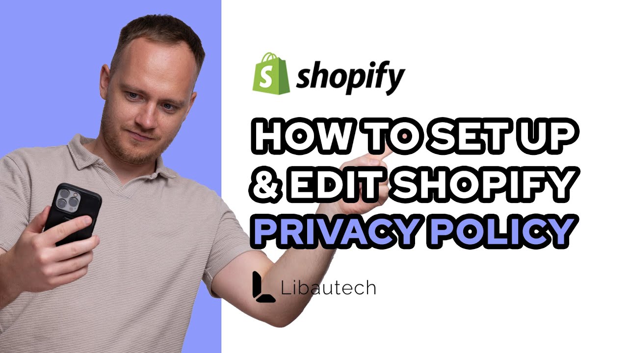 Setting up a privacy policy on a Shopify store