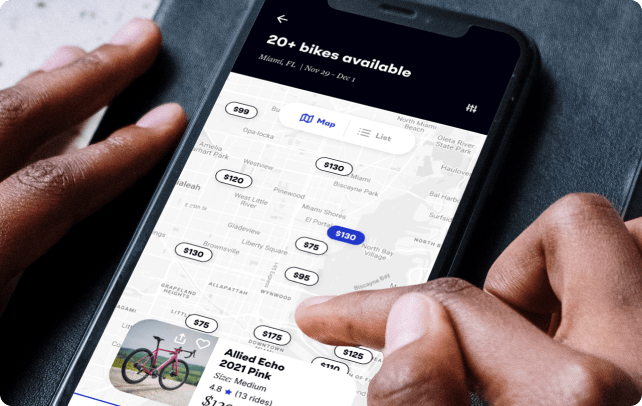 Mobile app interface designed by Wheelhouse