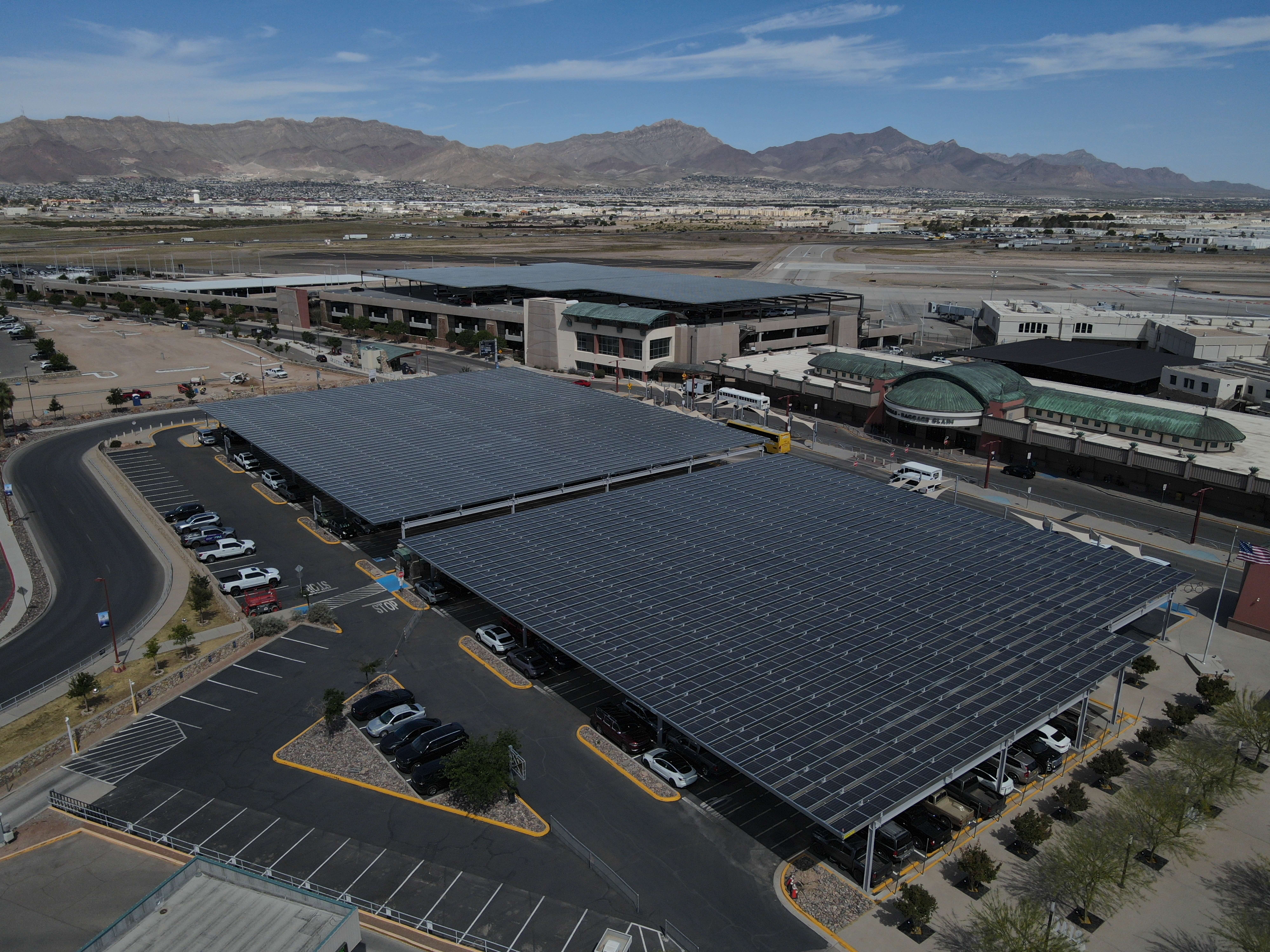 New solar canopies to lower El Paso Airport energy costs