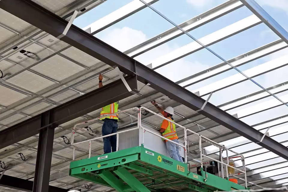 San Antonio's latest rooftop solar project keeps city on track for cutting energy bills. 