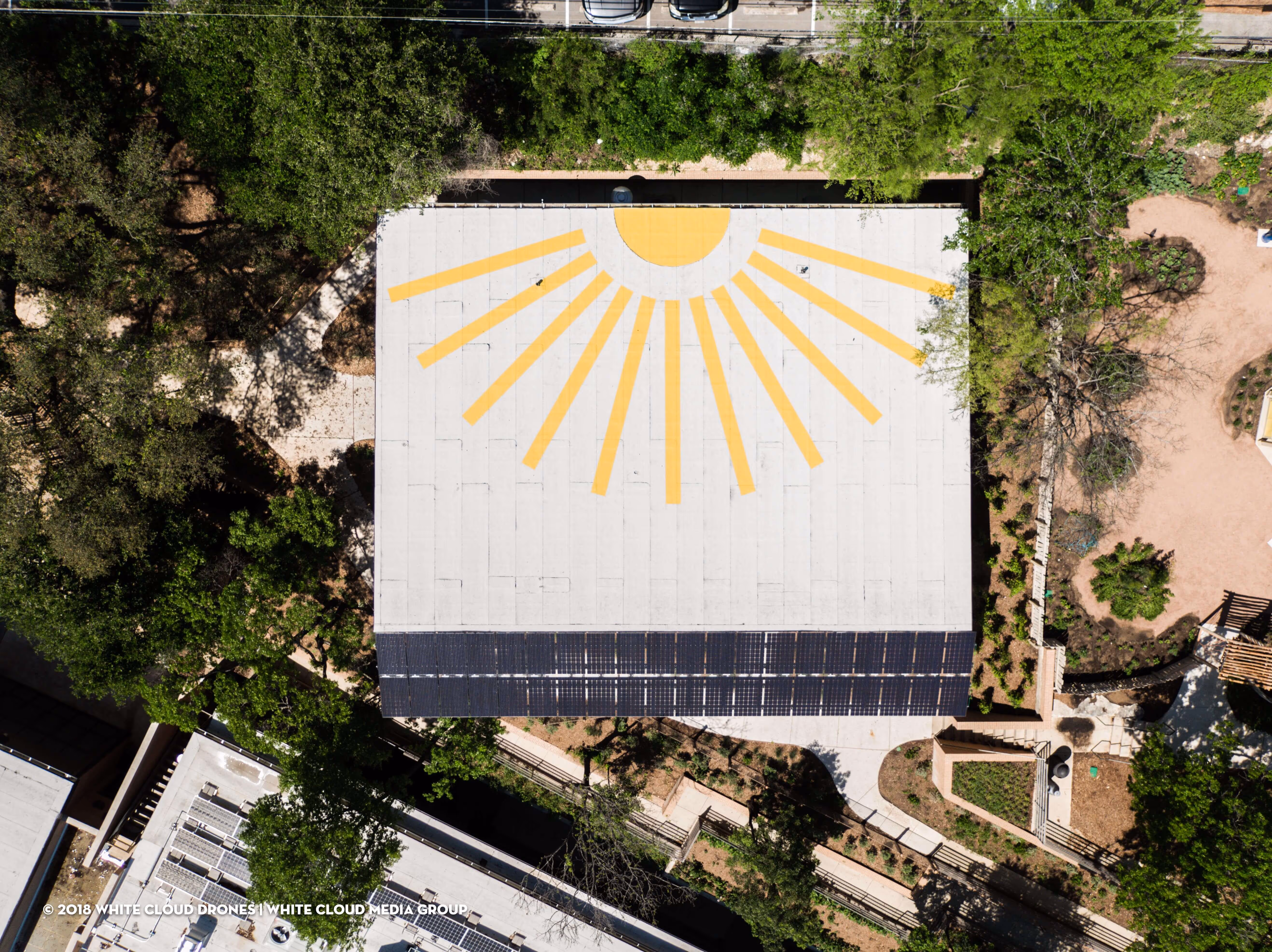 San Antonio Zoo School Rooftop Solar