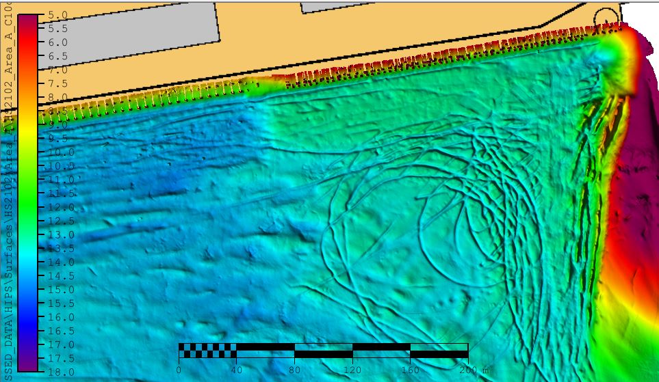 Scientific image of seabed