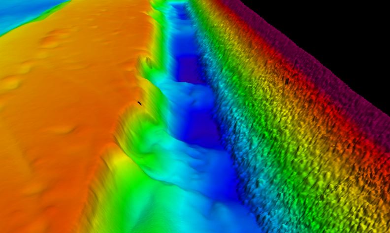 Scientific image of seabed