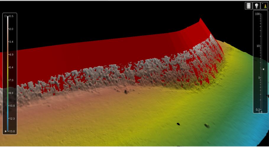 Scientific image of seabed