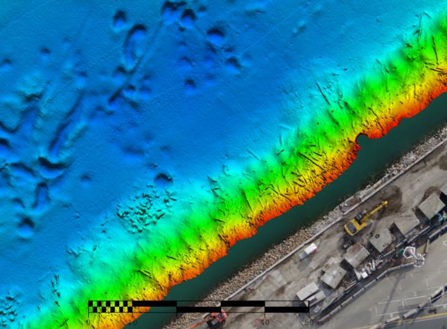 Scientific image of seabed