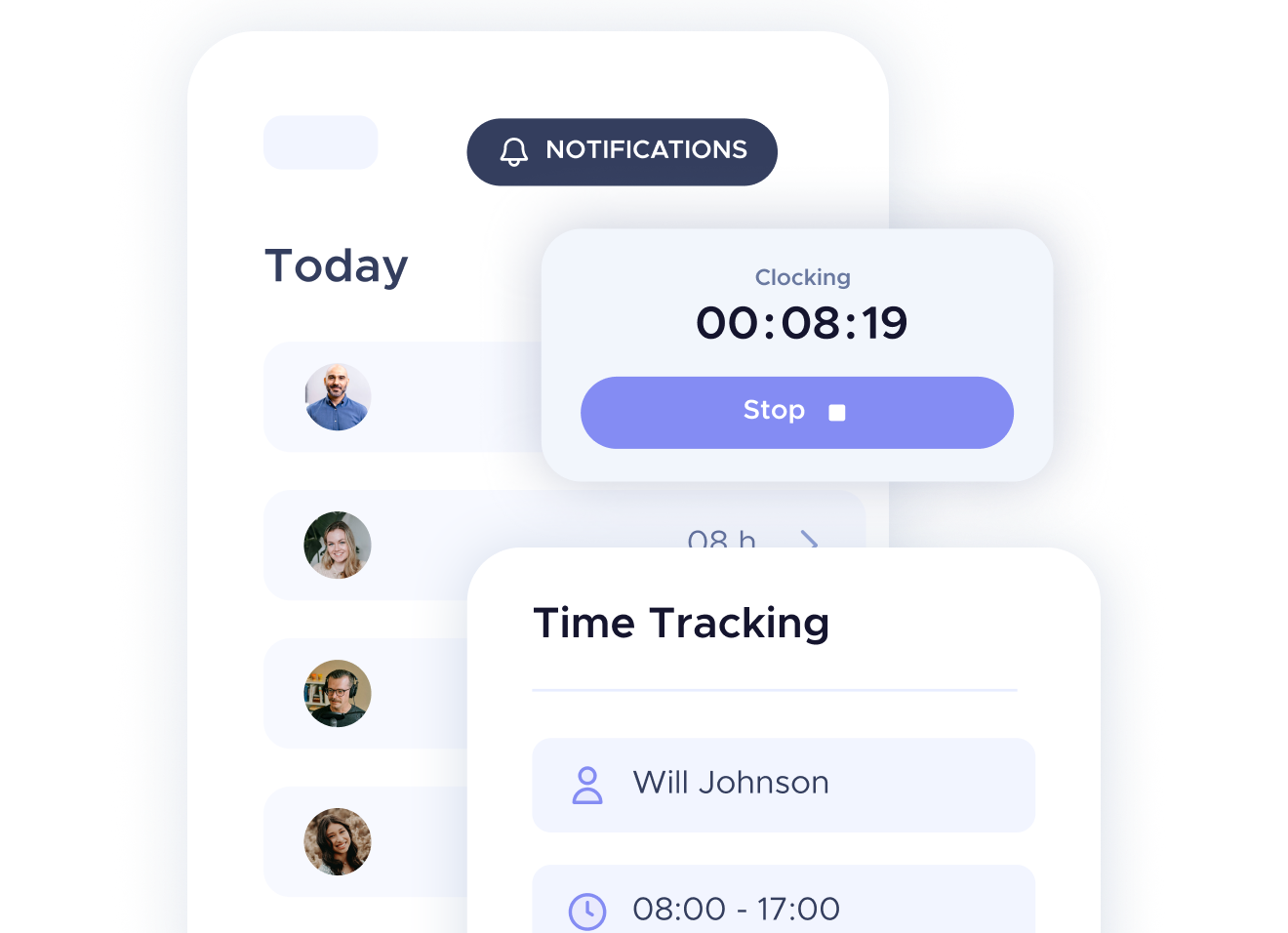 Functionality for Clock-ins & Clock-outs