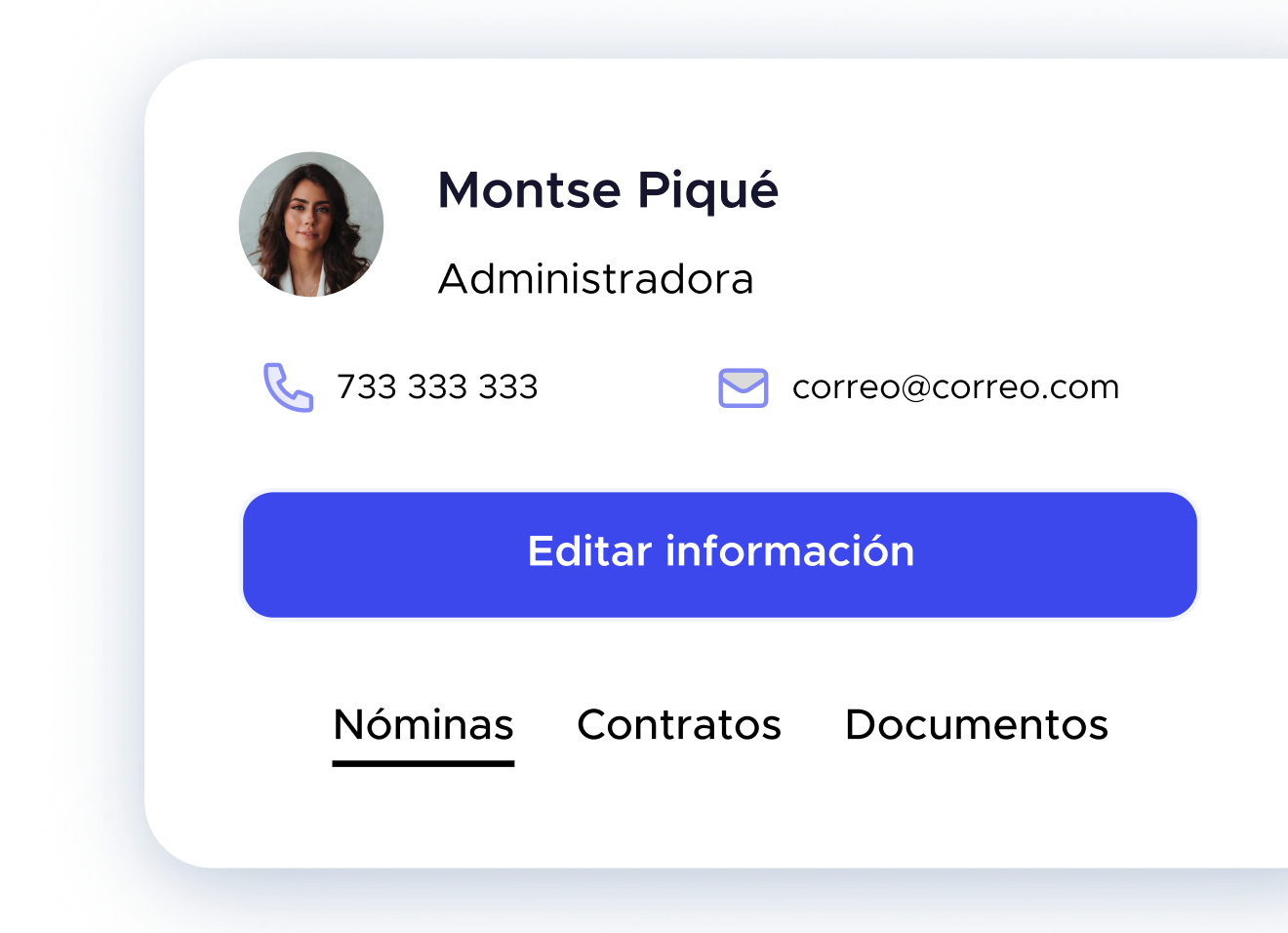 Funcionalidad para gestión documental de empleados