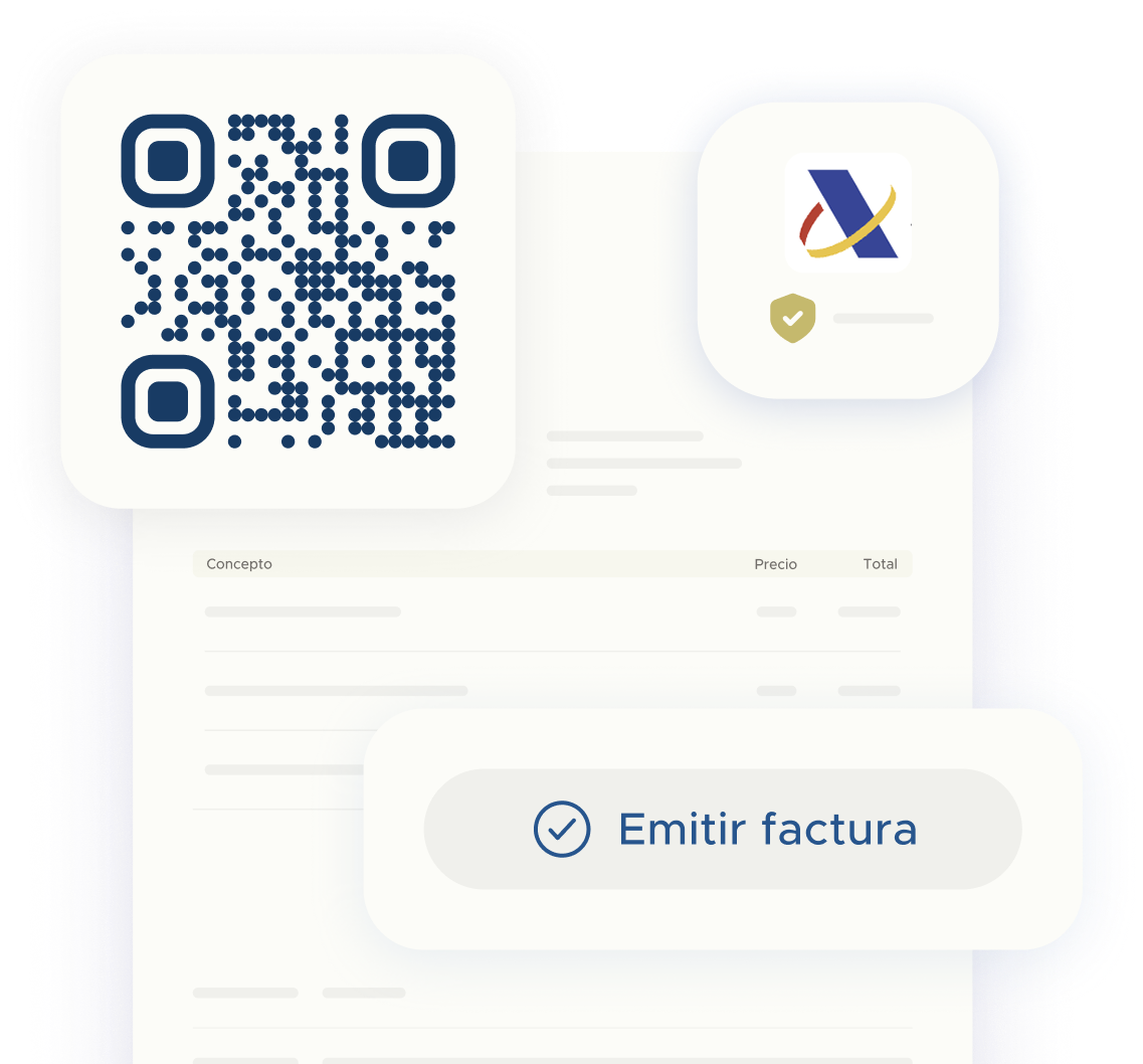 Factura con código QR