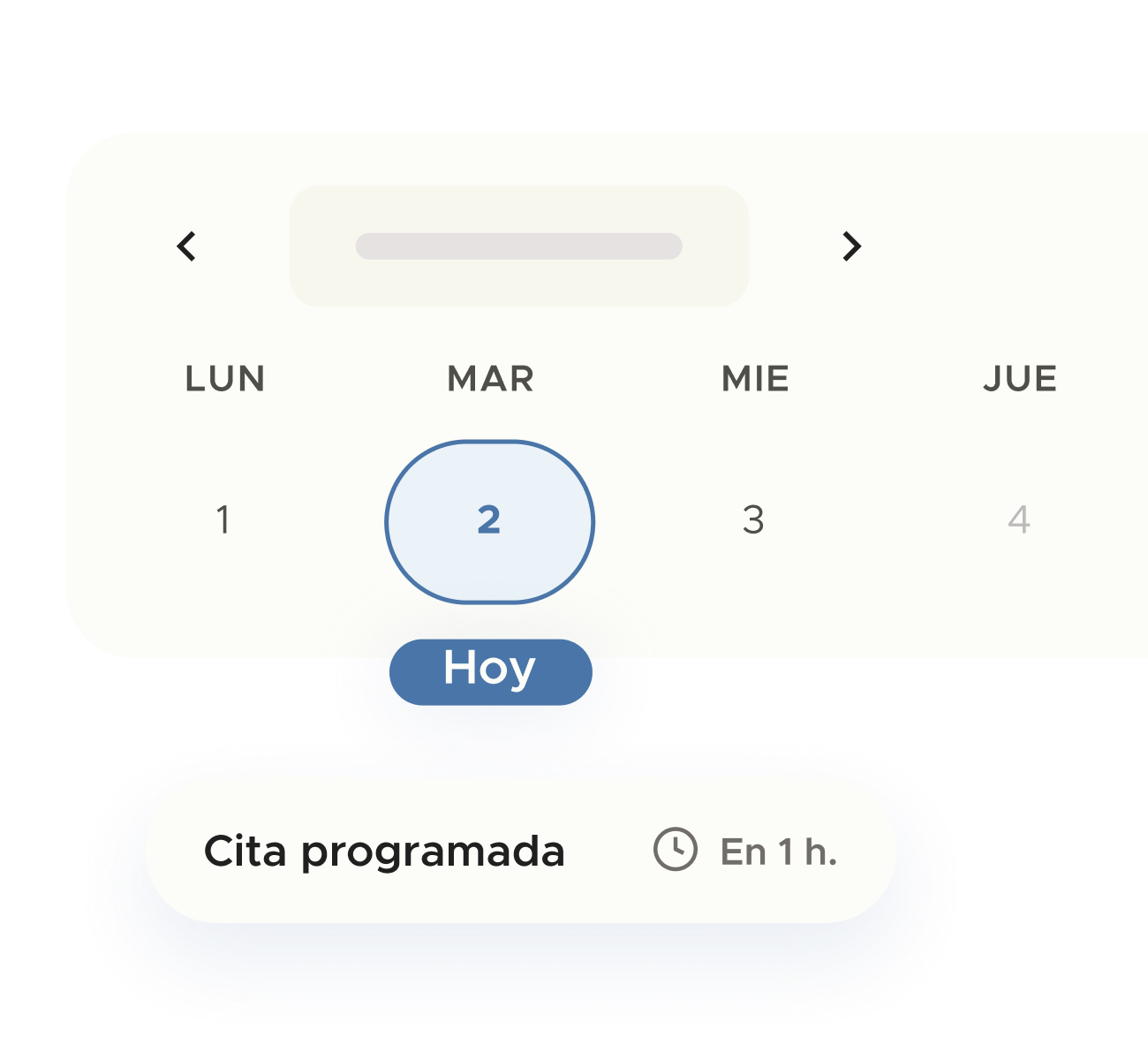 Calendario digital de taclia con citas y reservas de clientes organizadas por hora