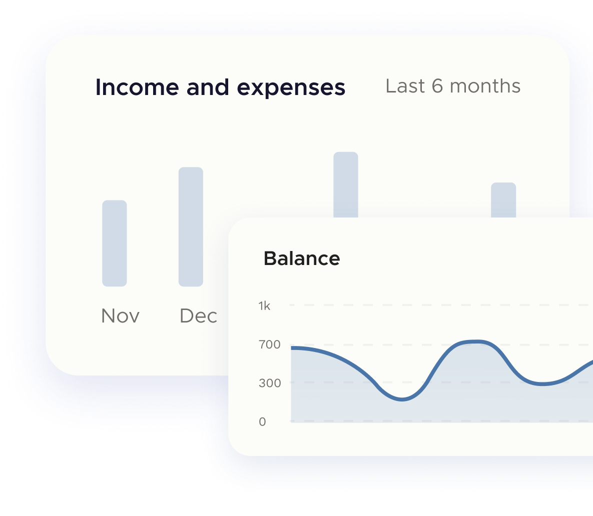 taclia screen showing business expenses and payments record