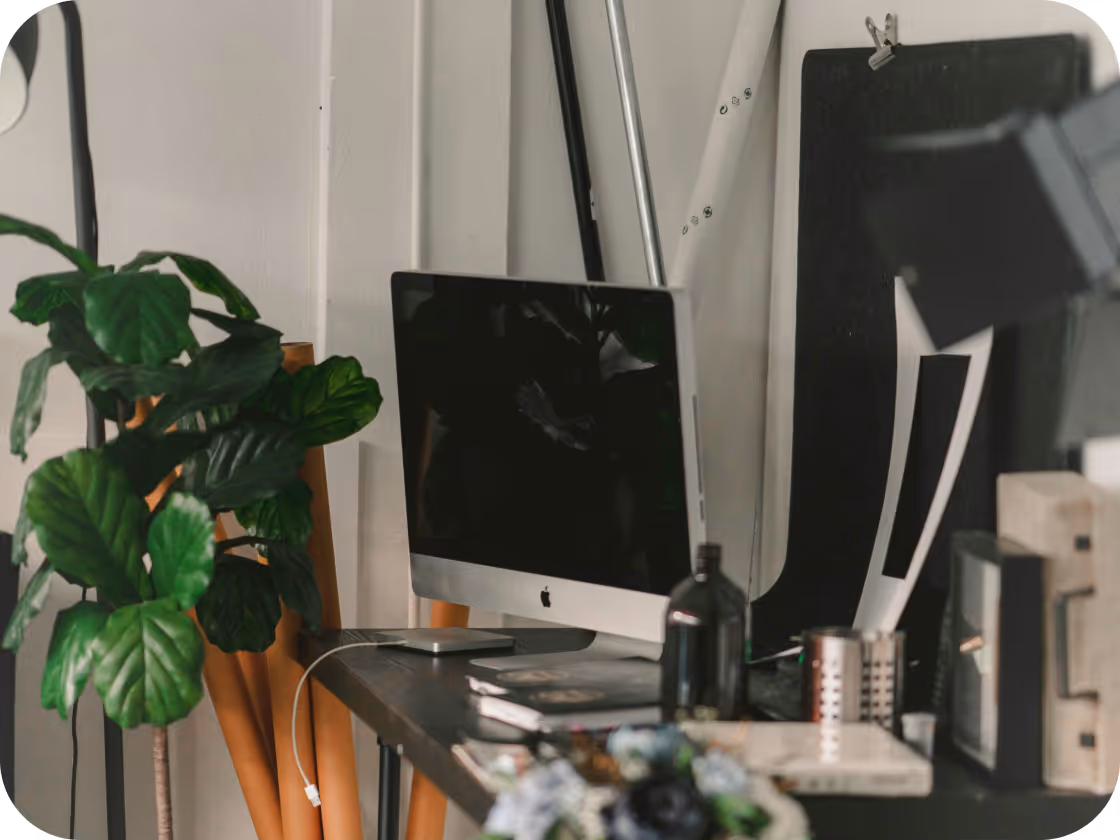 Office workspace in a professional services business