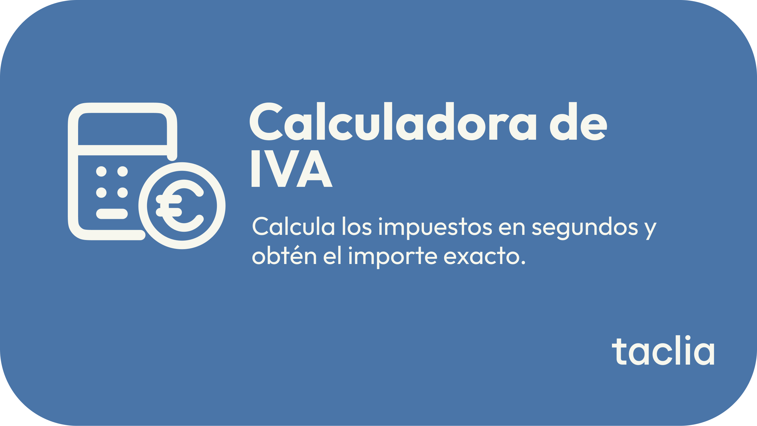 Calculadora de IVA