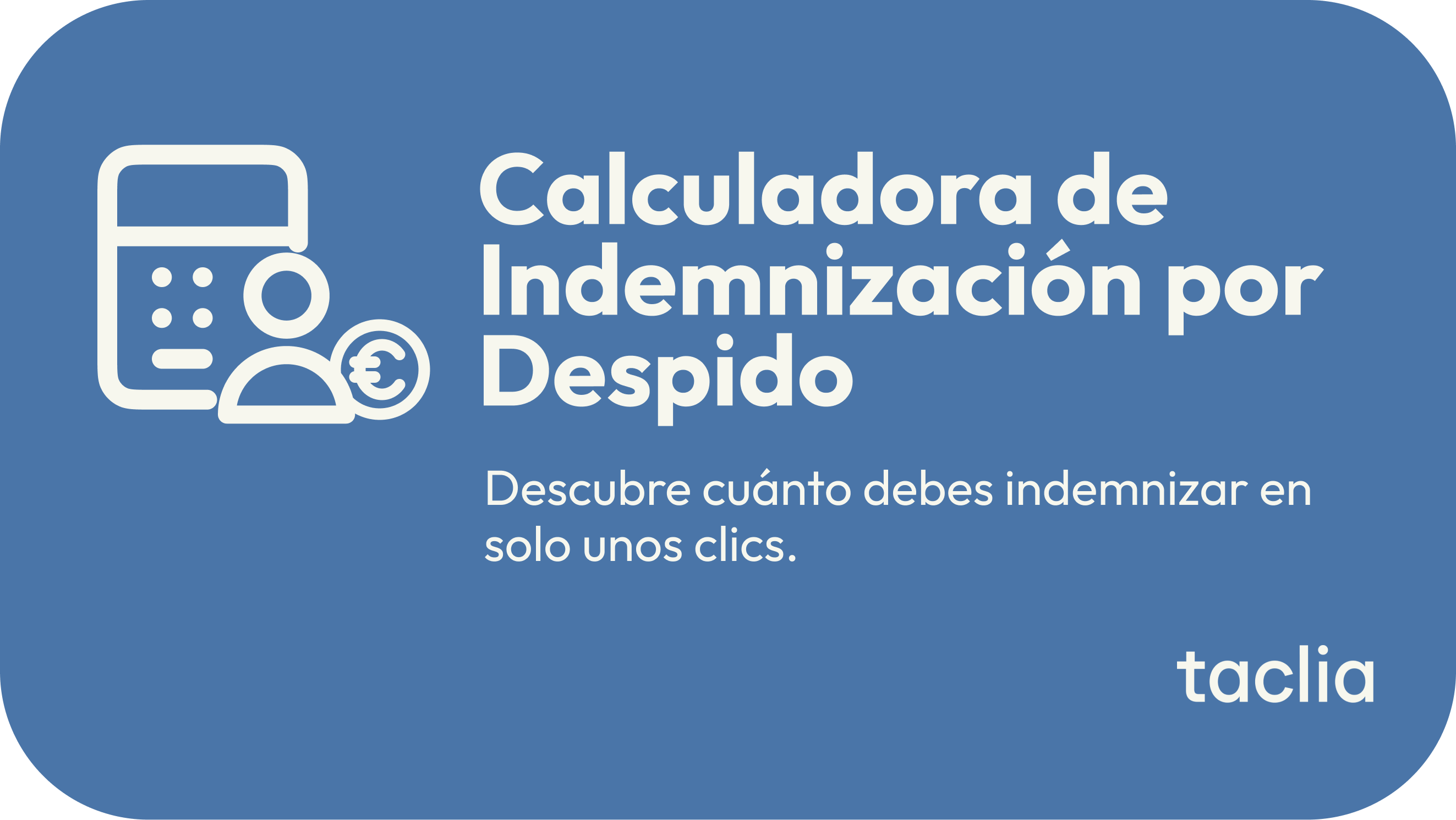 Calculadora de indemnización por despido