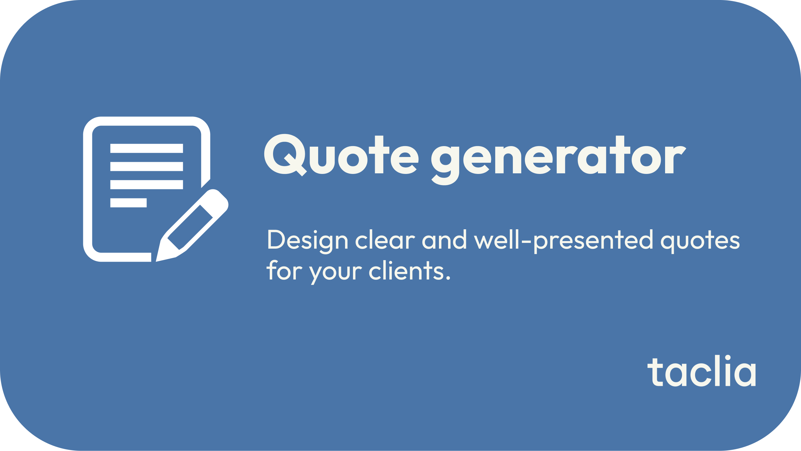 Quote generator