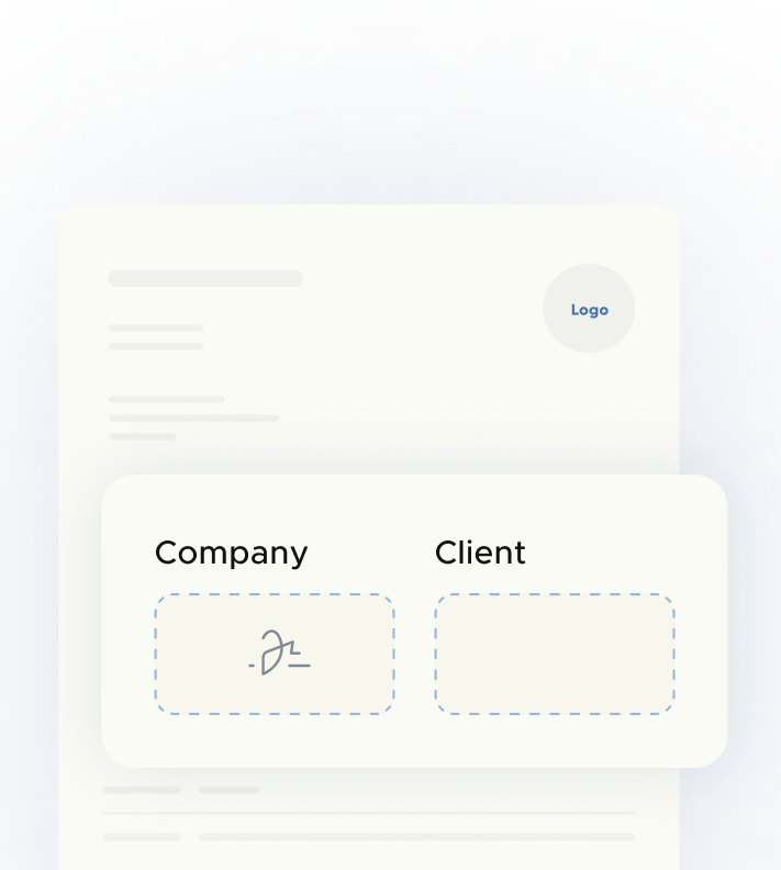 View of Company and Customer documents to record deliveries associated with delivery notes