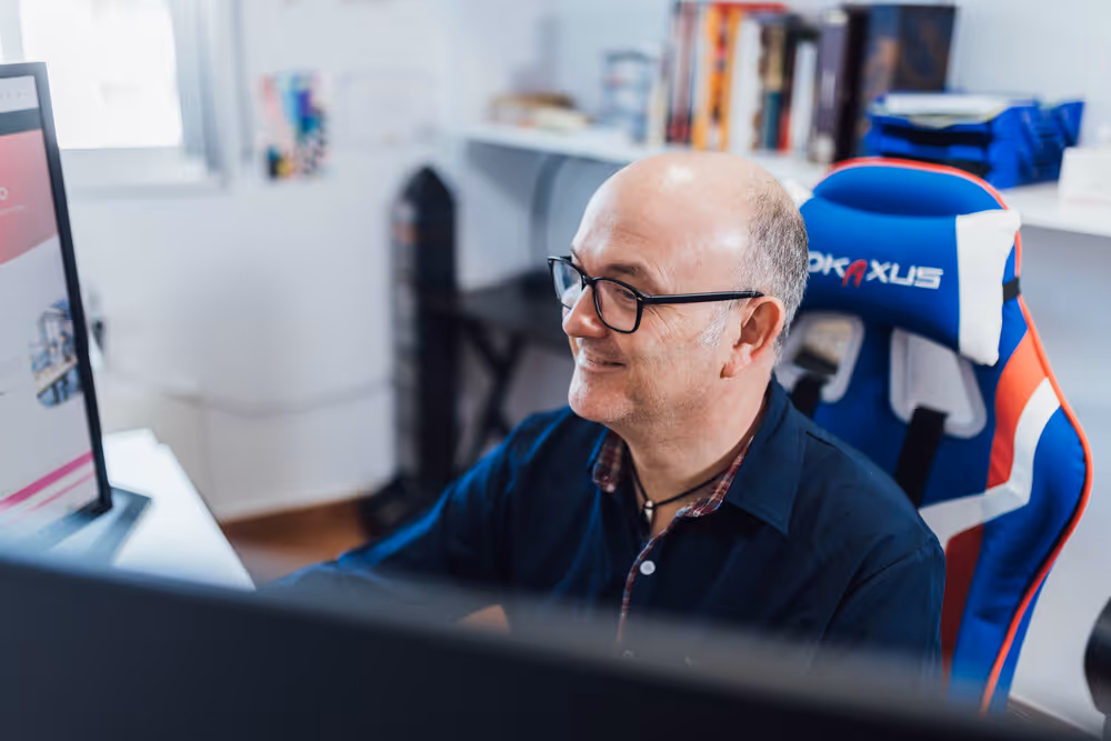 Business manager tracking employee time and shifts with a custom digital tool