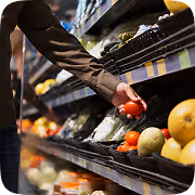 Supermercado con TPV para productos, tickets y control diario