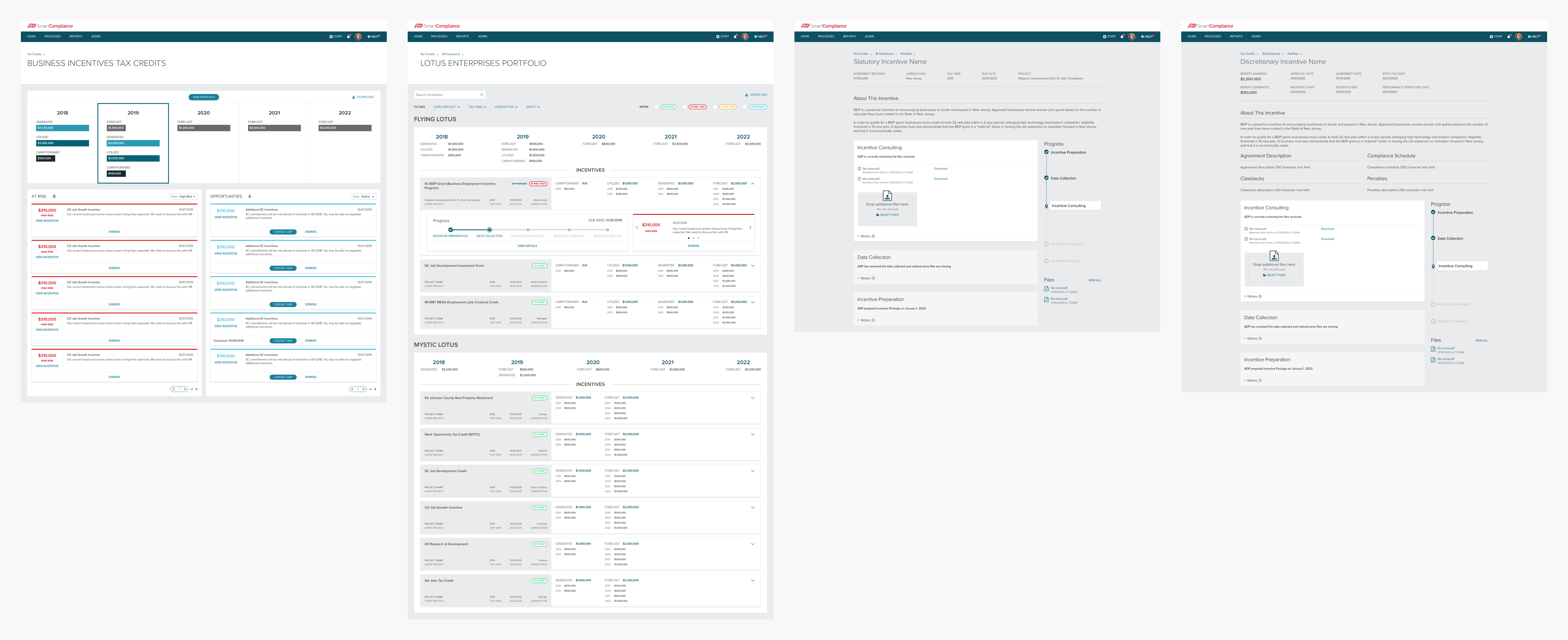 MVP Mockups