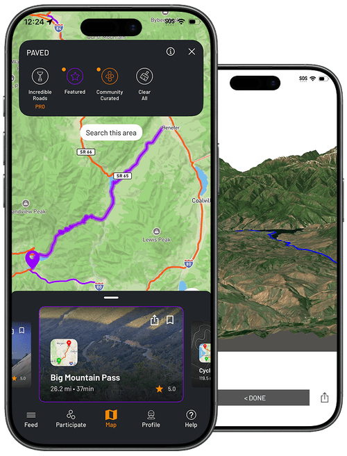 REVER | Motorcycle Trip Planner, GPS Route Tracking App & Riding Maps