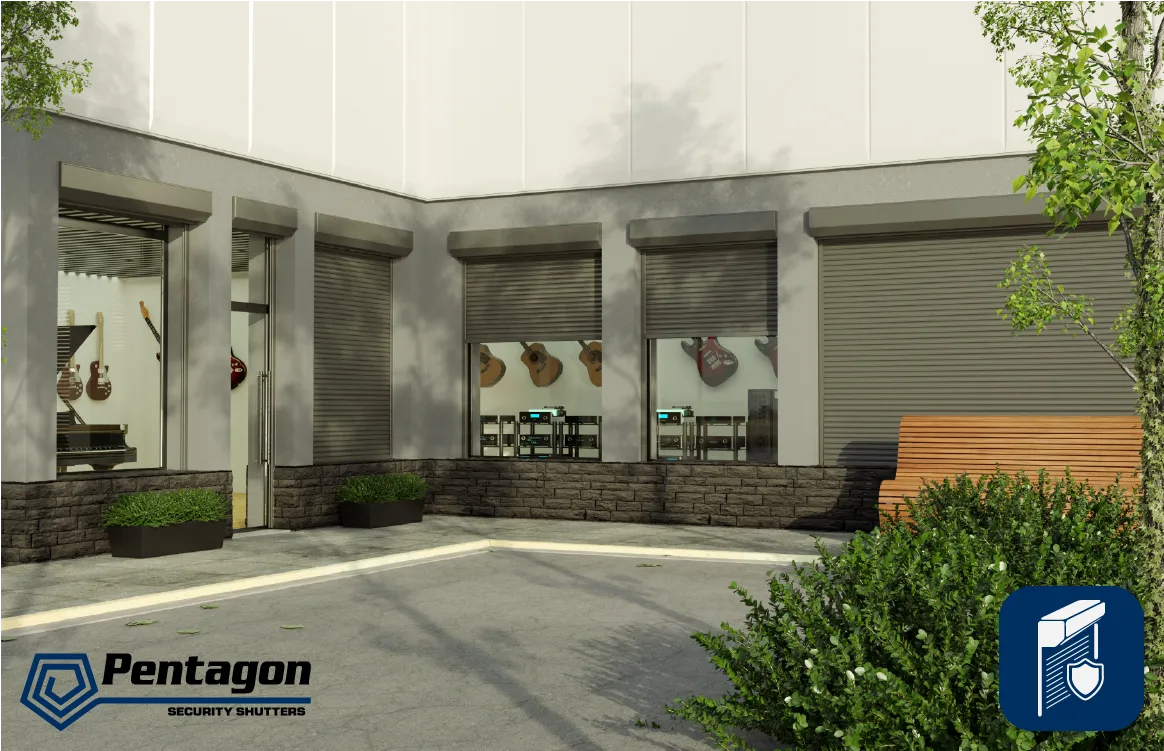 commercial rolling shutters- sun control solution