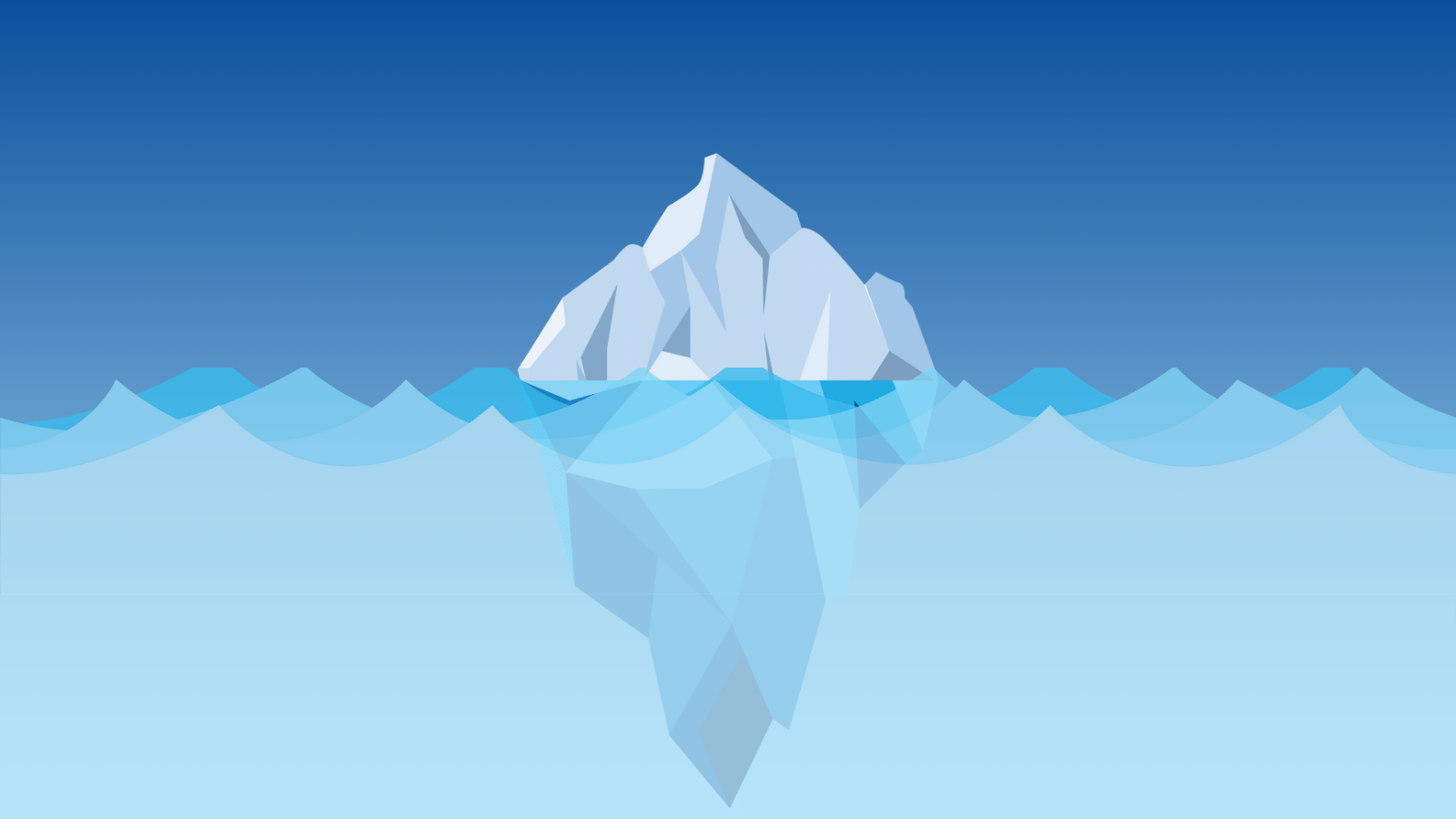 Iceberg metaphor