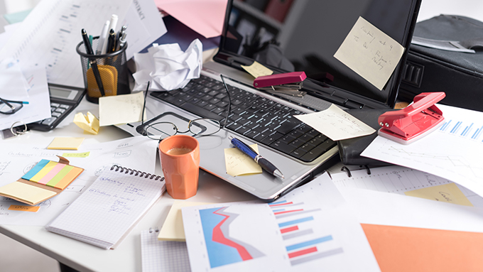 Office clutter
