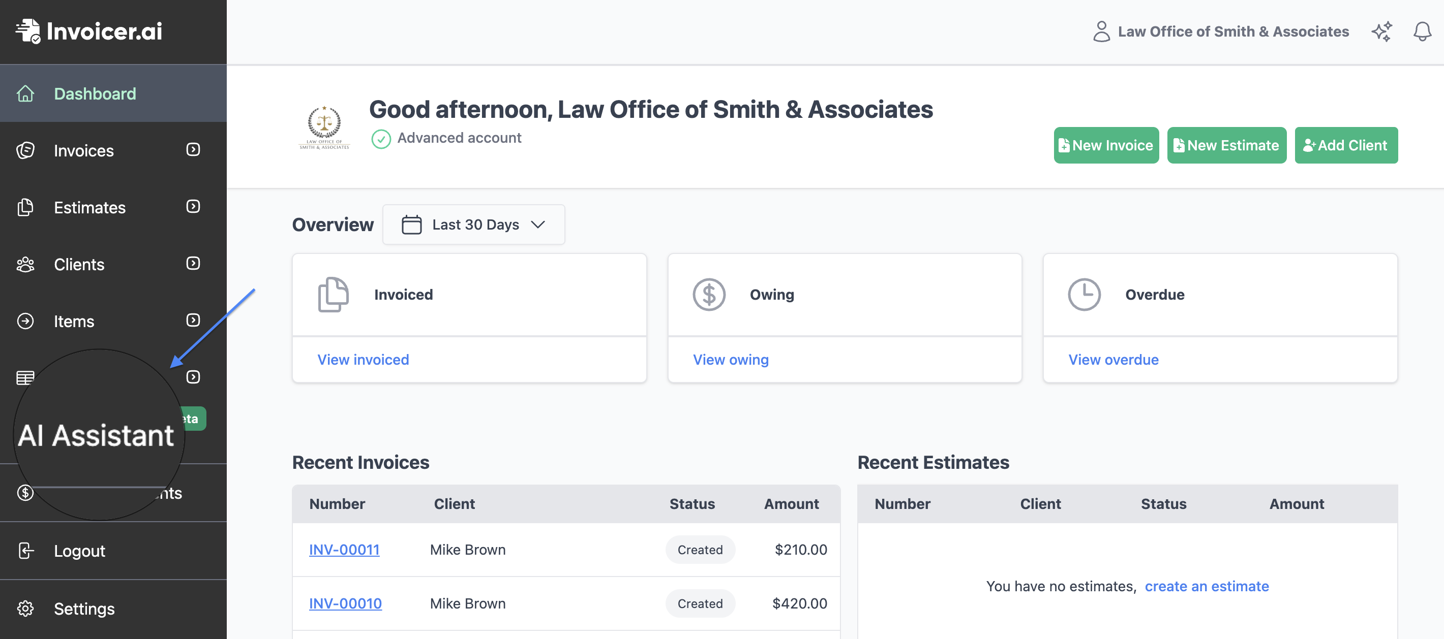 AI Invoice Generator