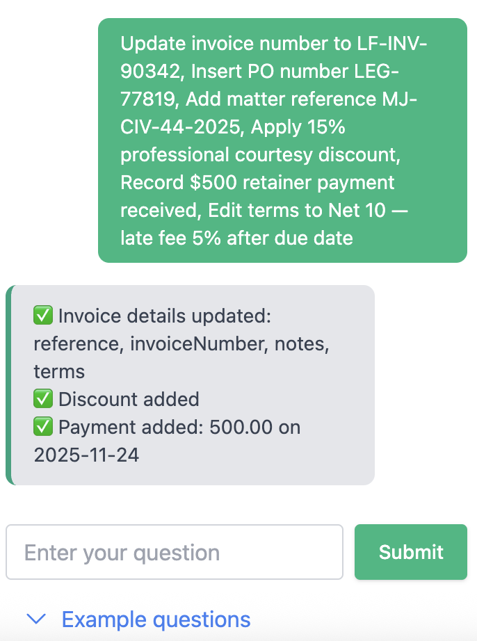 AI Invoice Generator