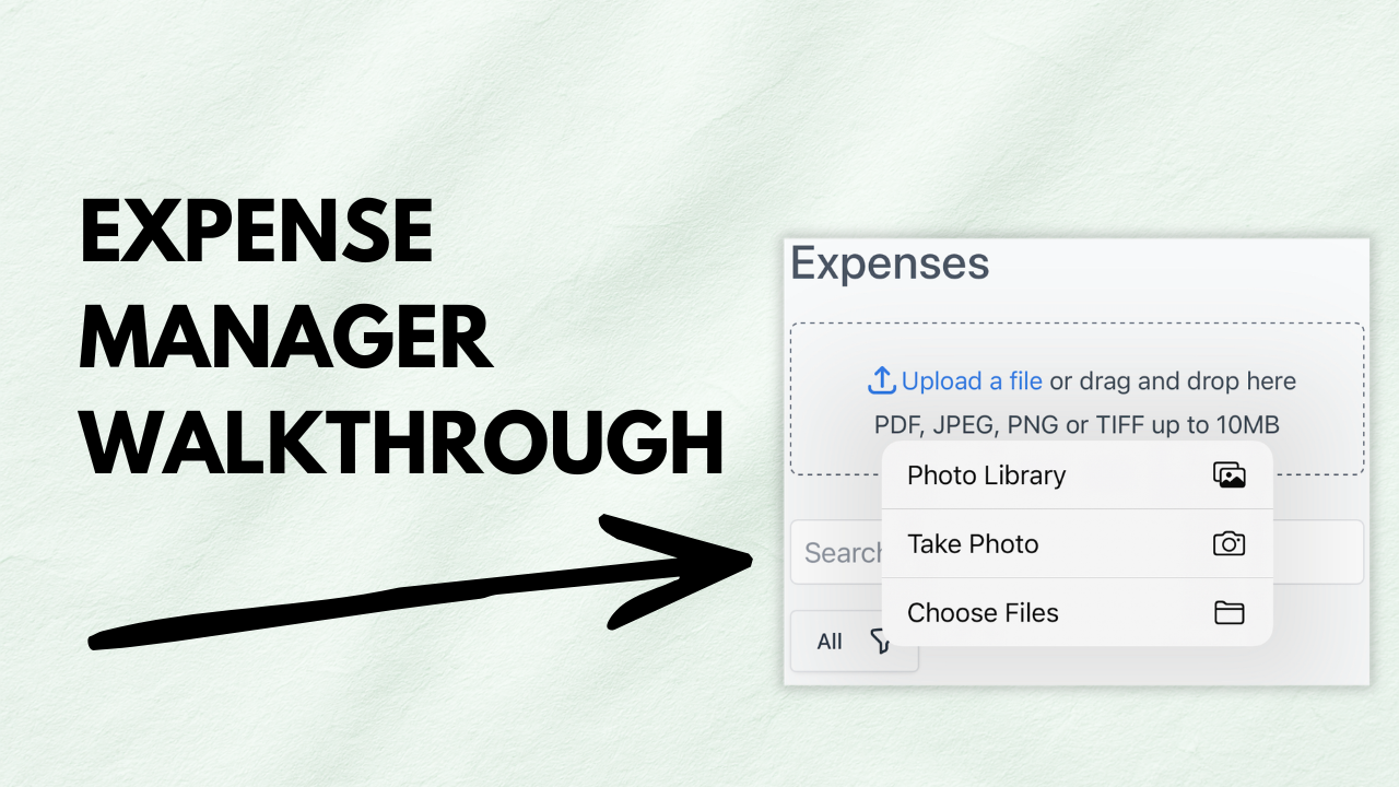 Invoicer.ai Expense Manager Walkthrough