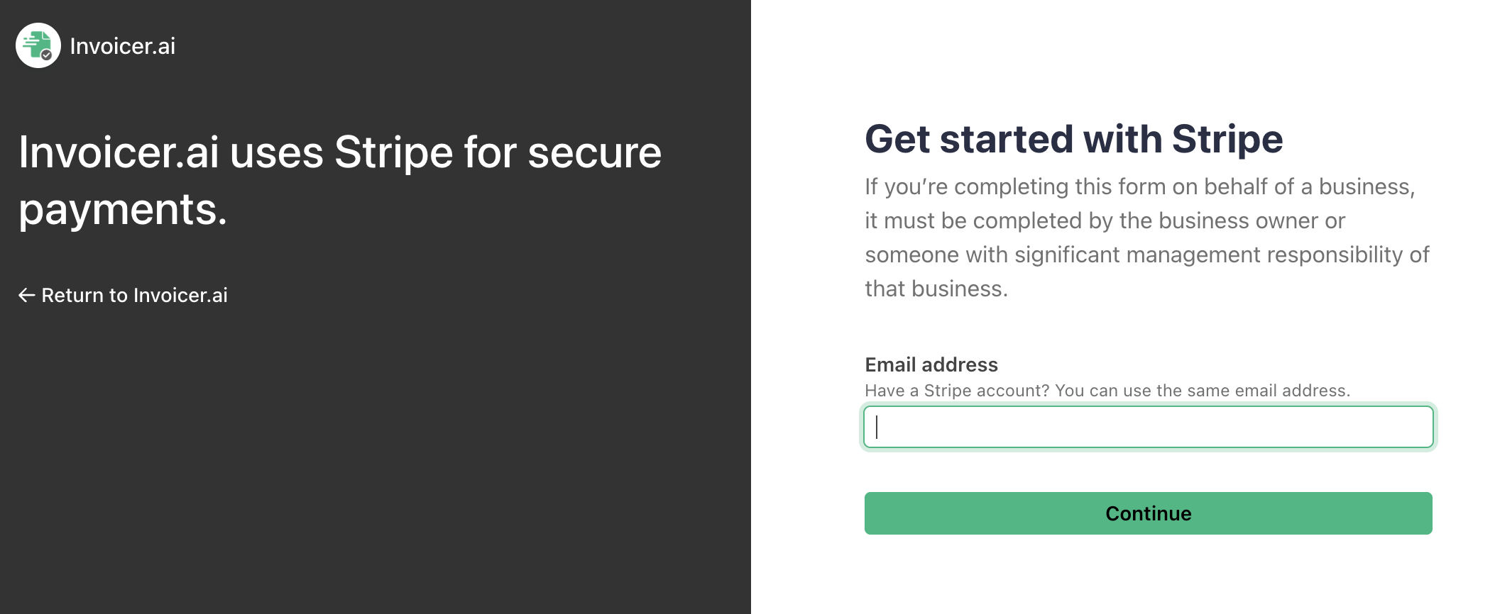 Connect Invoicing Software to Stripe