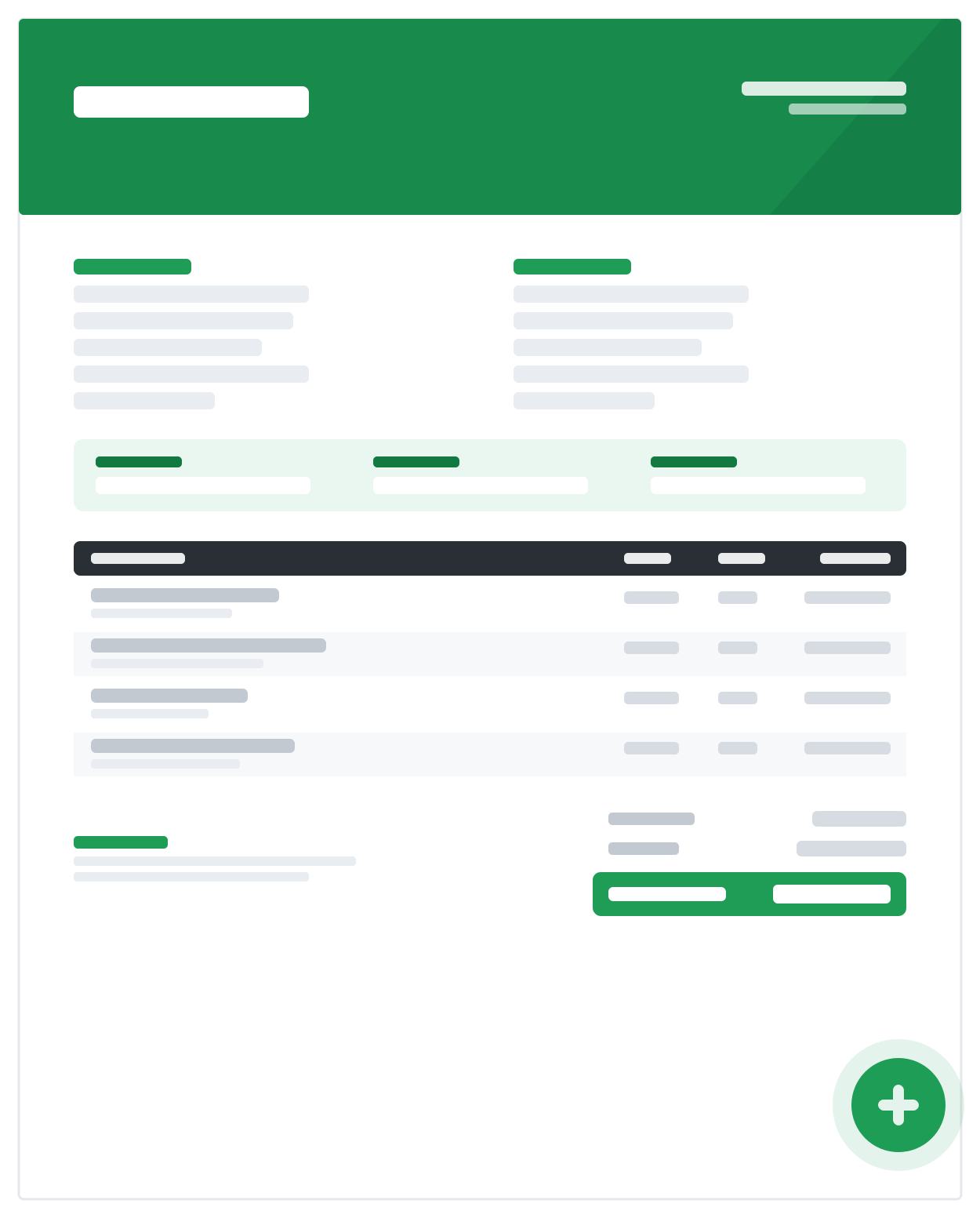 Create an invoice with Invoicer