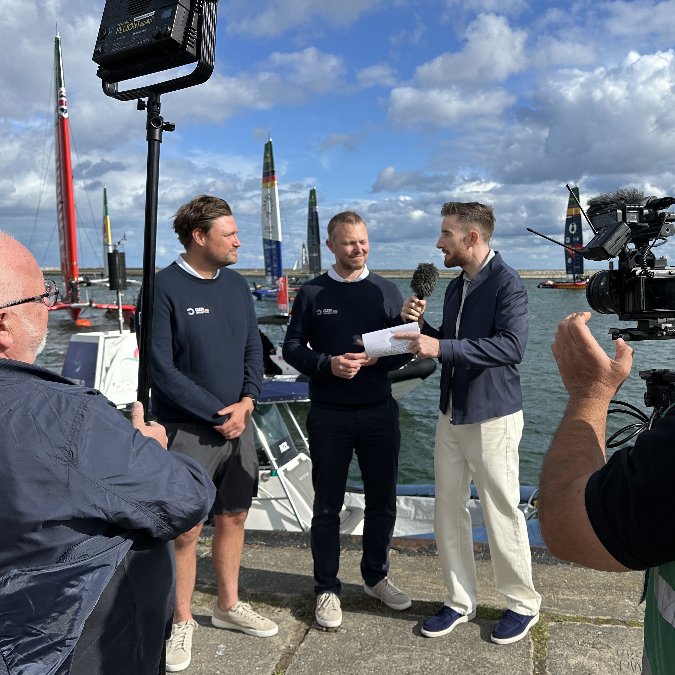107,6 km/h und 1.300 Clippings: Unser zweiter SailGP-Einsatz in Sassnitz