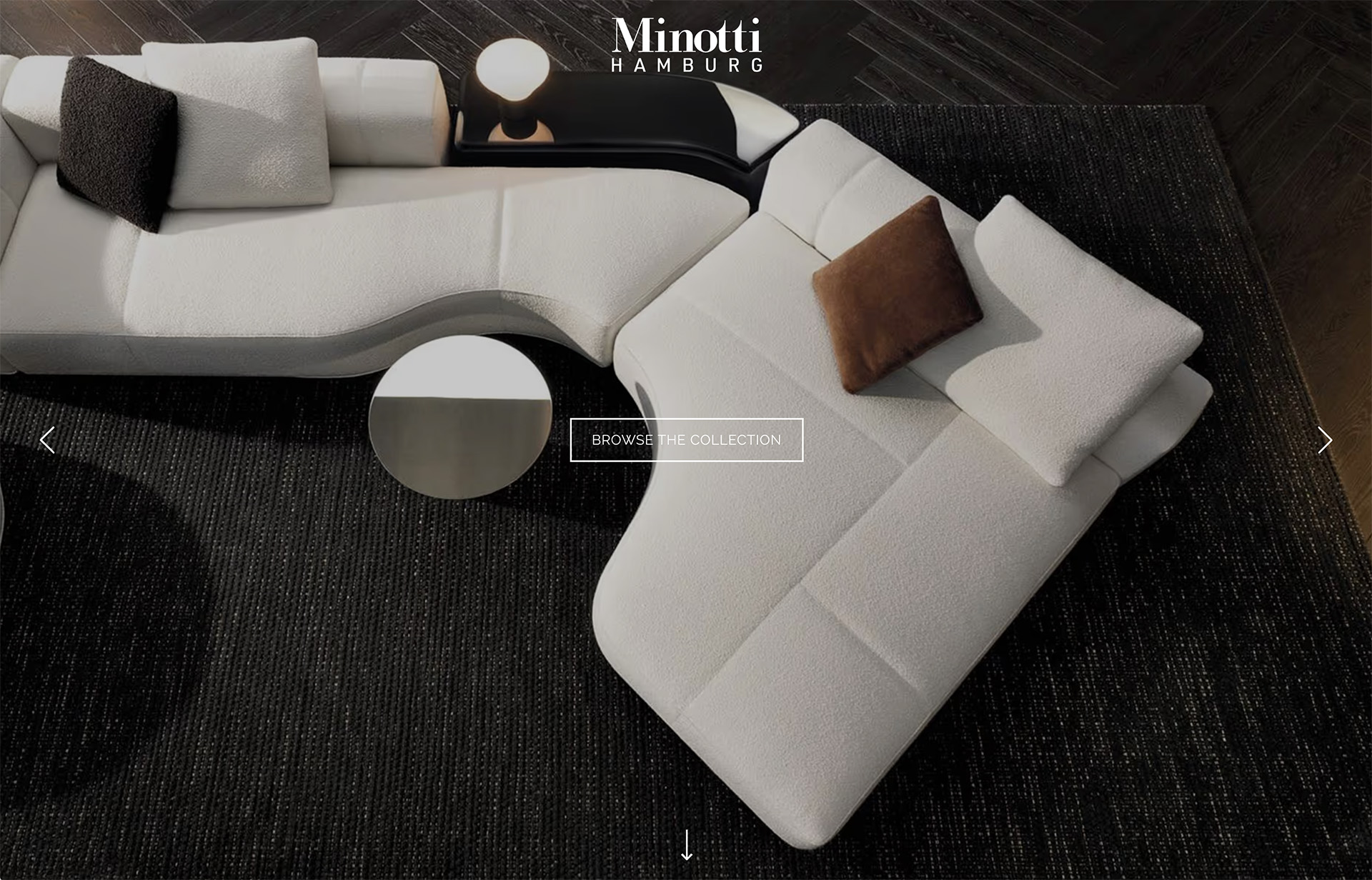 mockup of coworkers home website