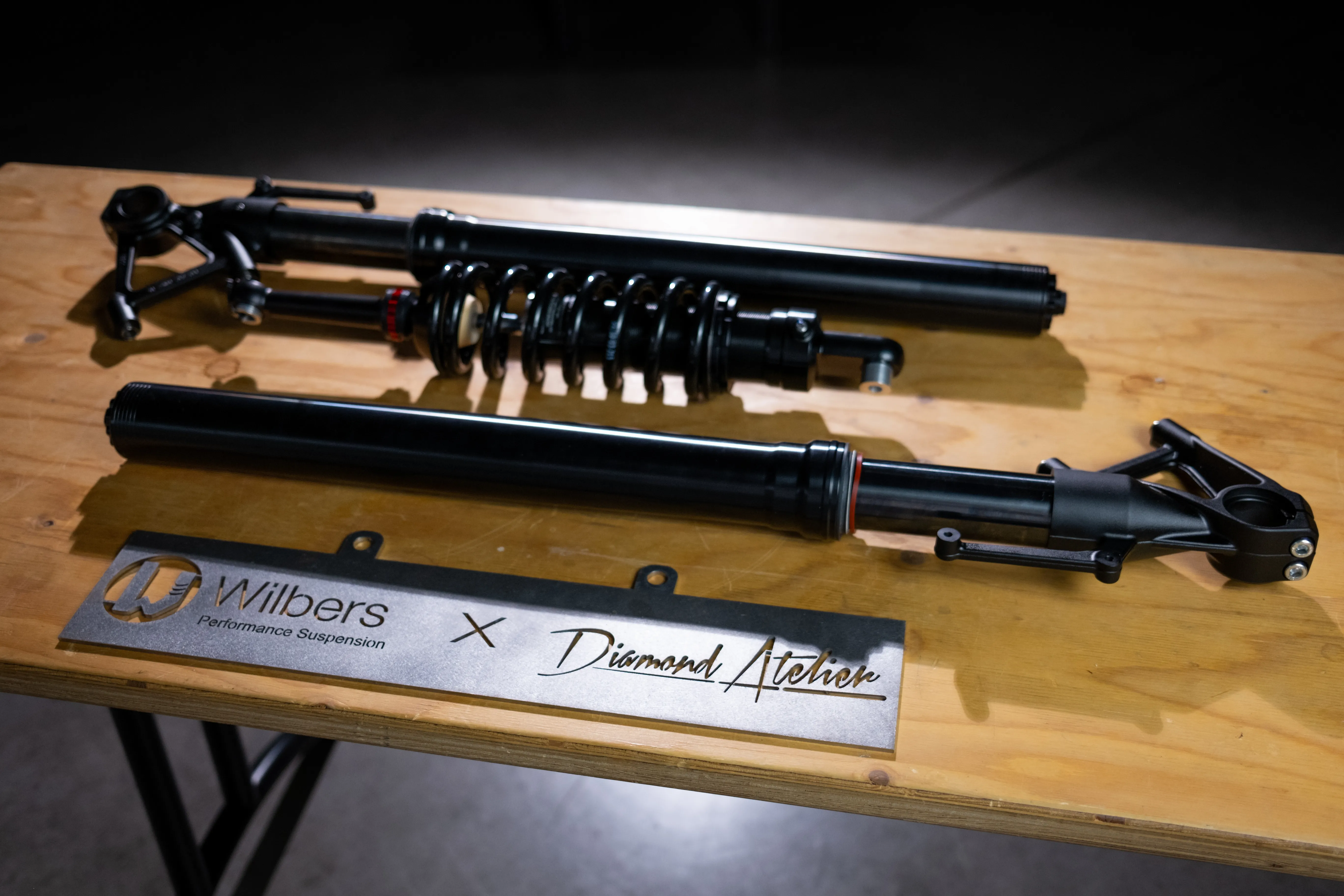 Wilbers x Diamond Atelier suspension component