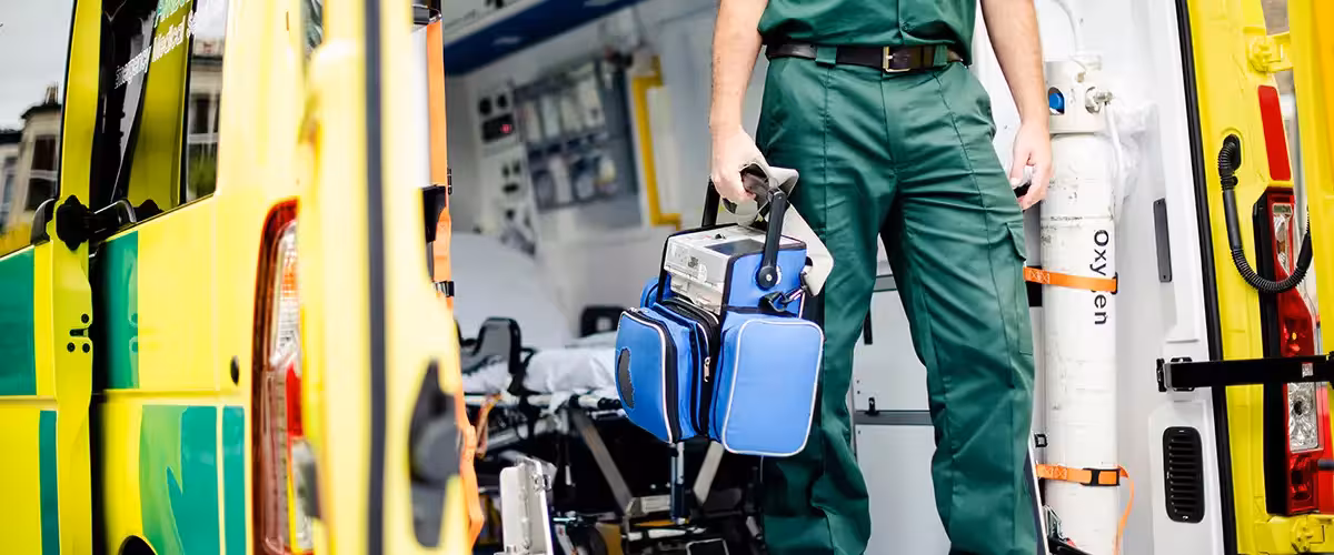 Paramedics at work with an ambulance. Is There Private A&E In The UK?