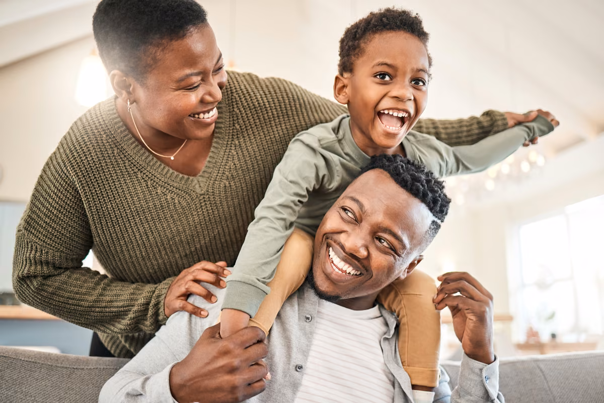 Older couple reviewing the details of a whole of life insurance policy at home