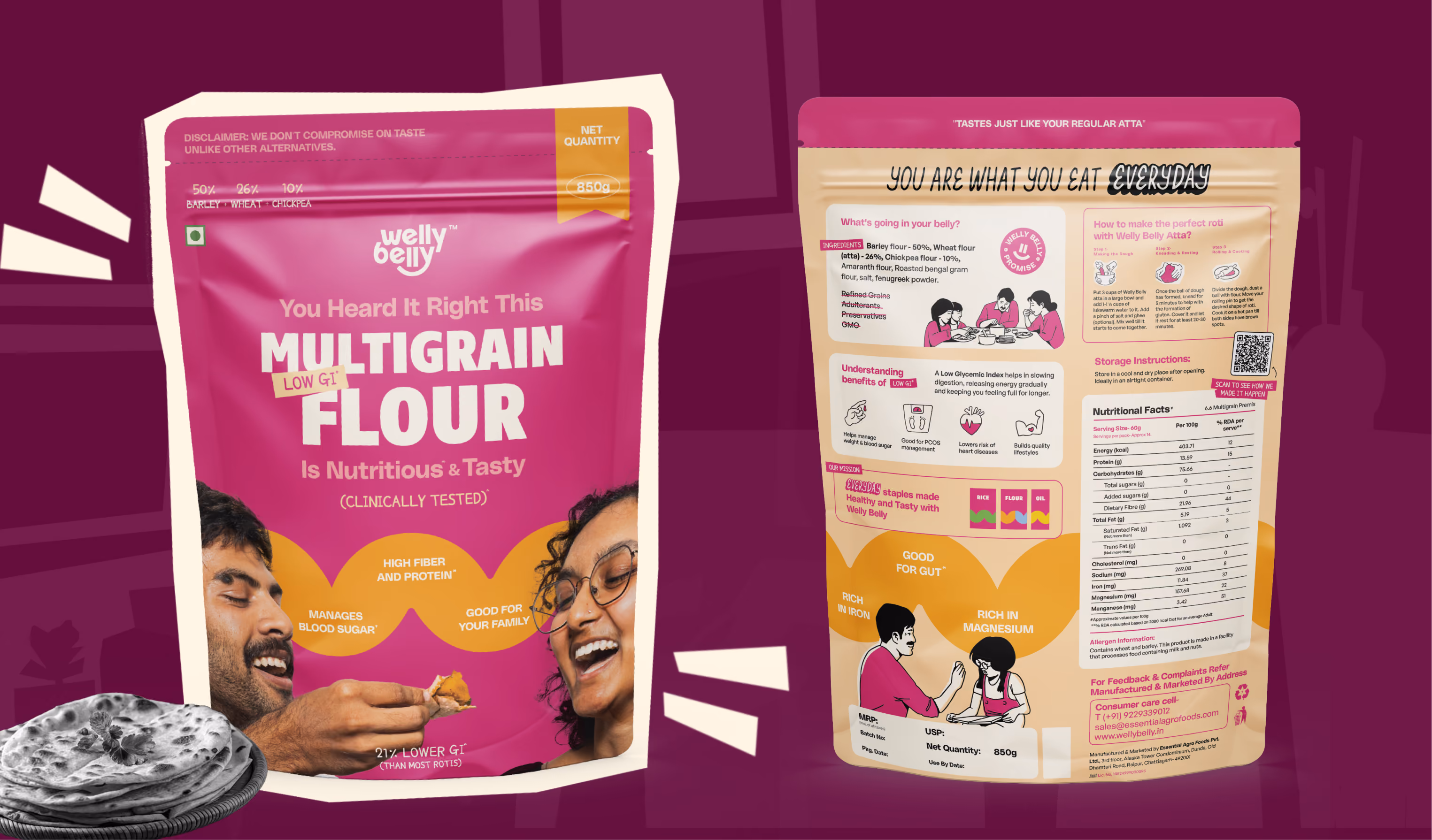 attractive packaging for a healthy staples fmcg brand using the story brand framework