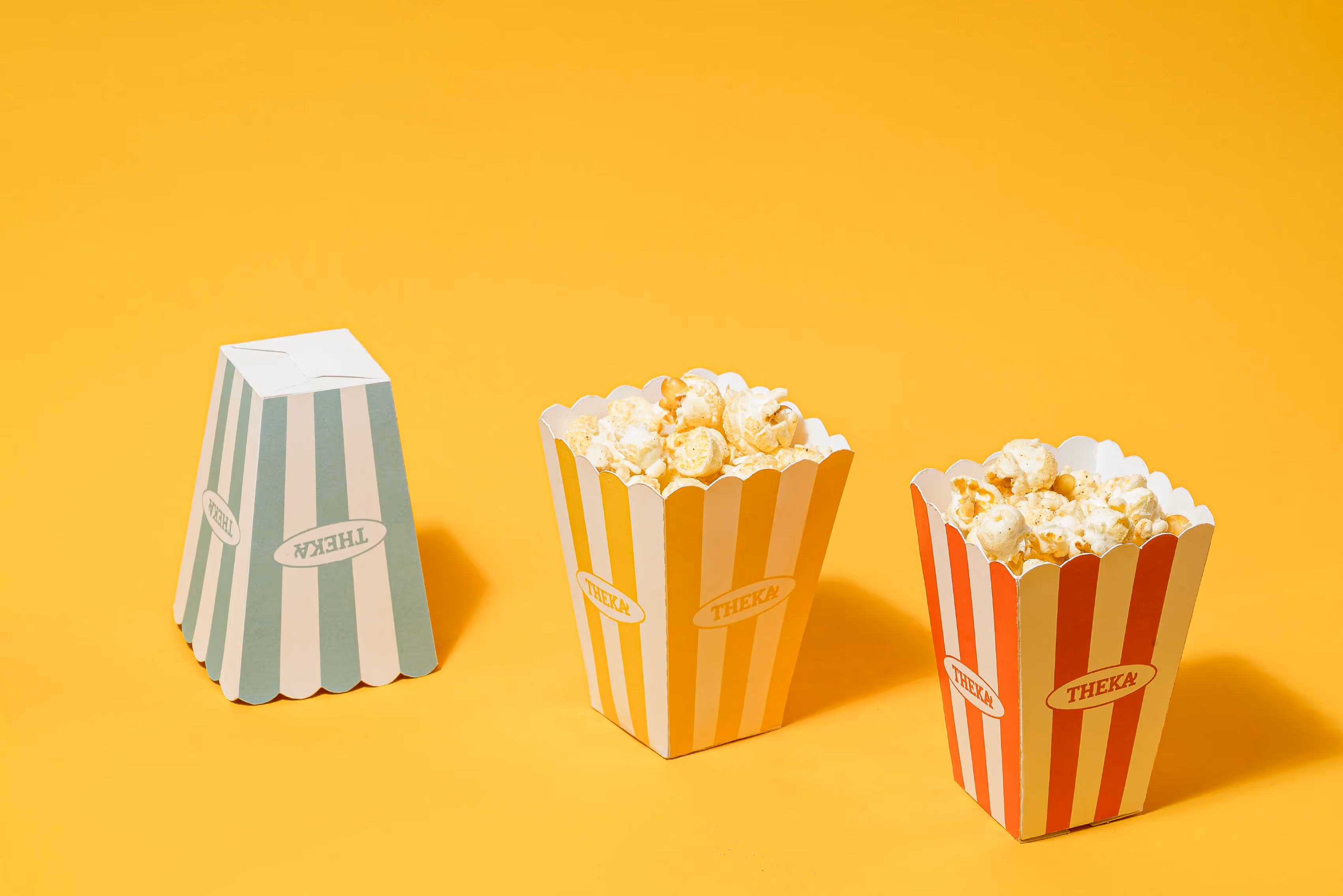Theka themed popcorn boxes