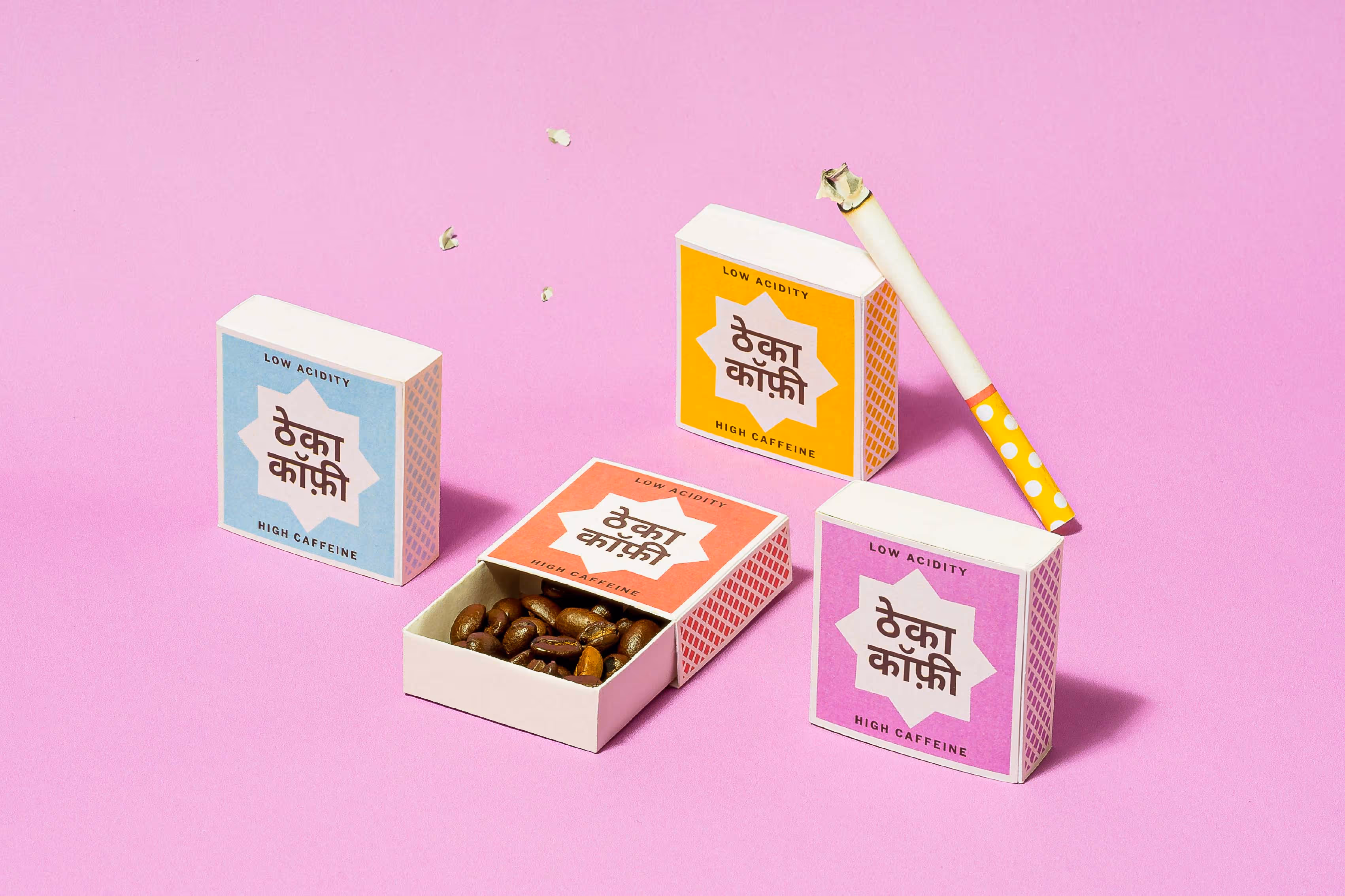 Desi style Theka themed matchboxes
