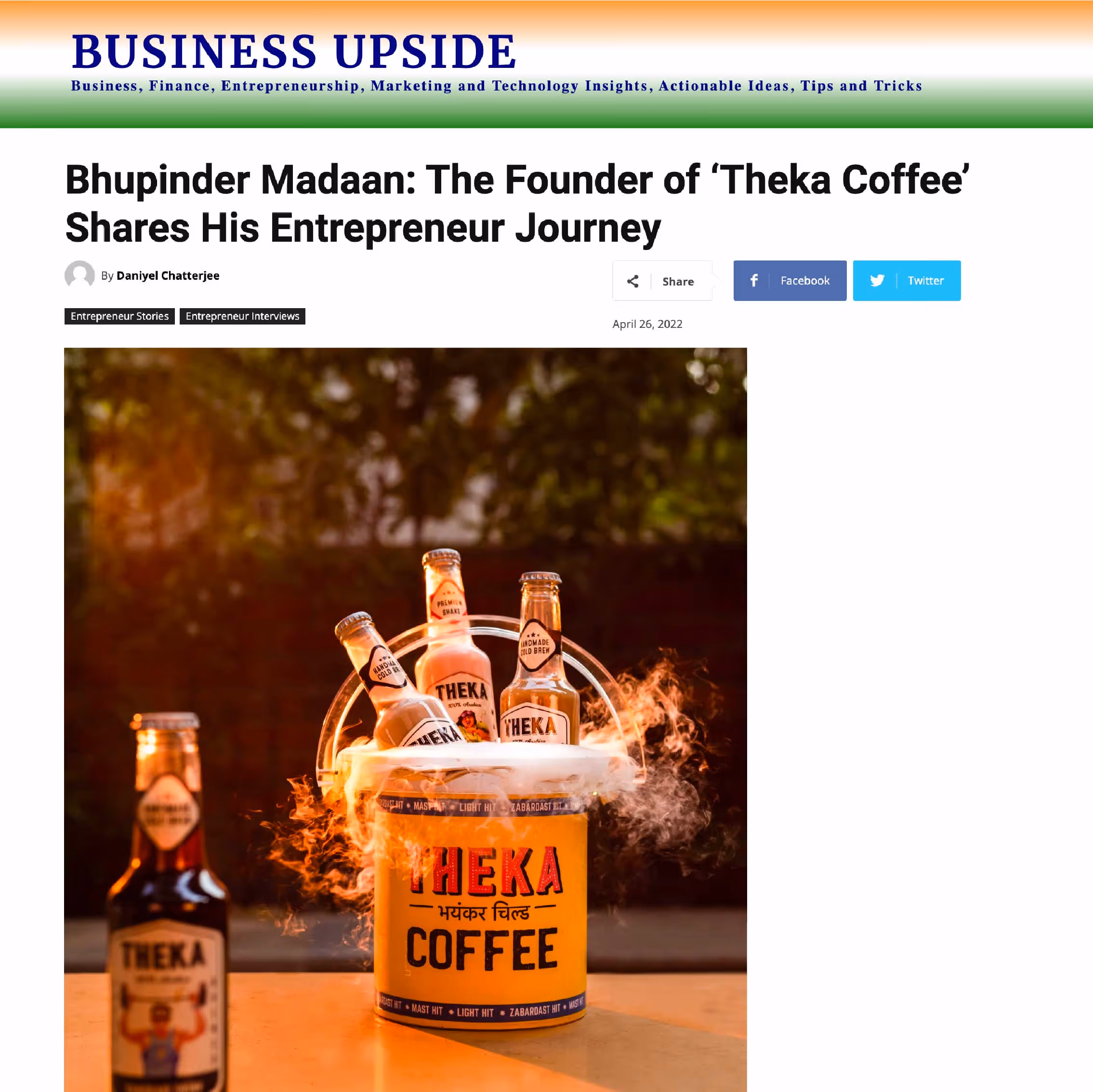 Theka in the news