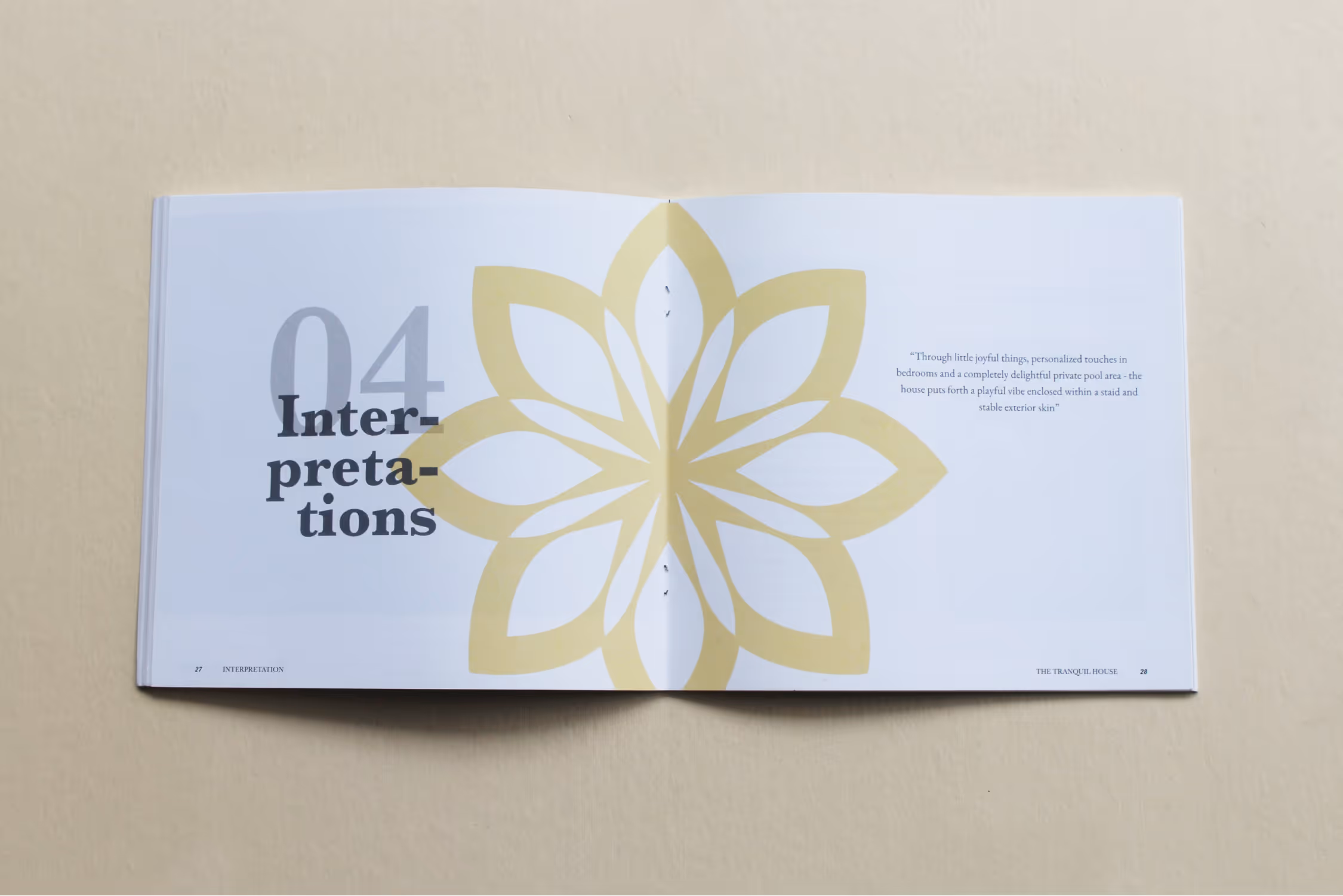chapter intro page in yellow colour graphic