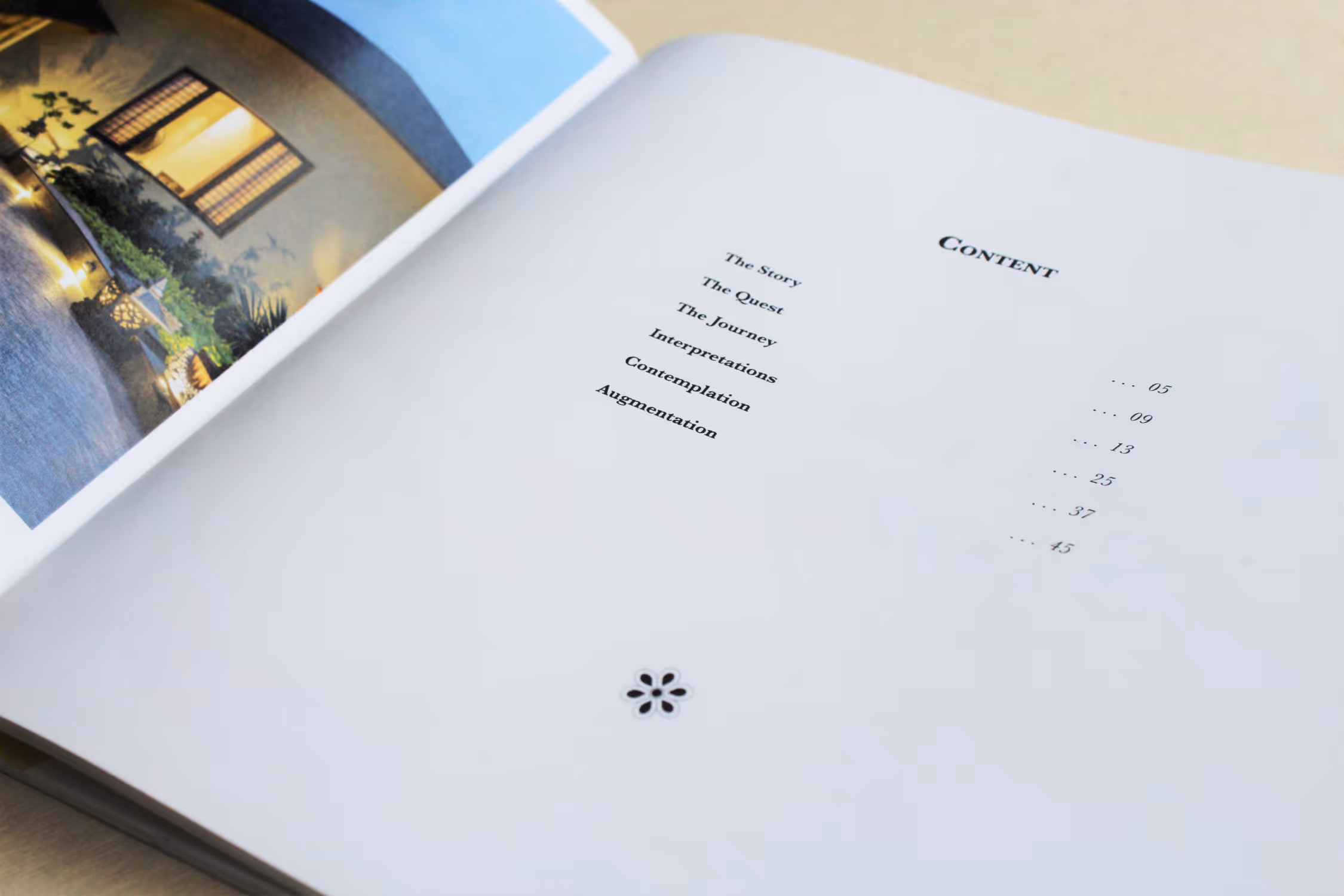 book content page