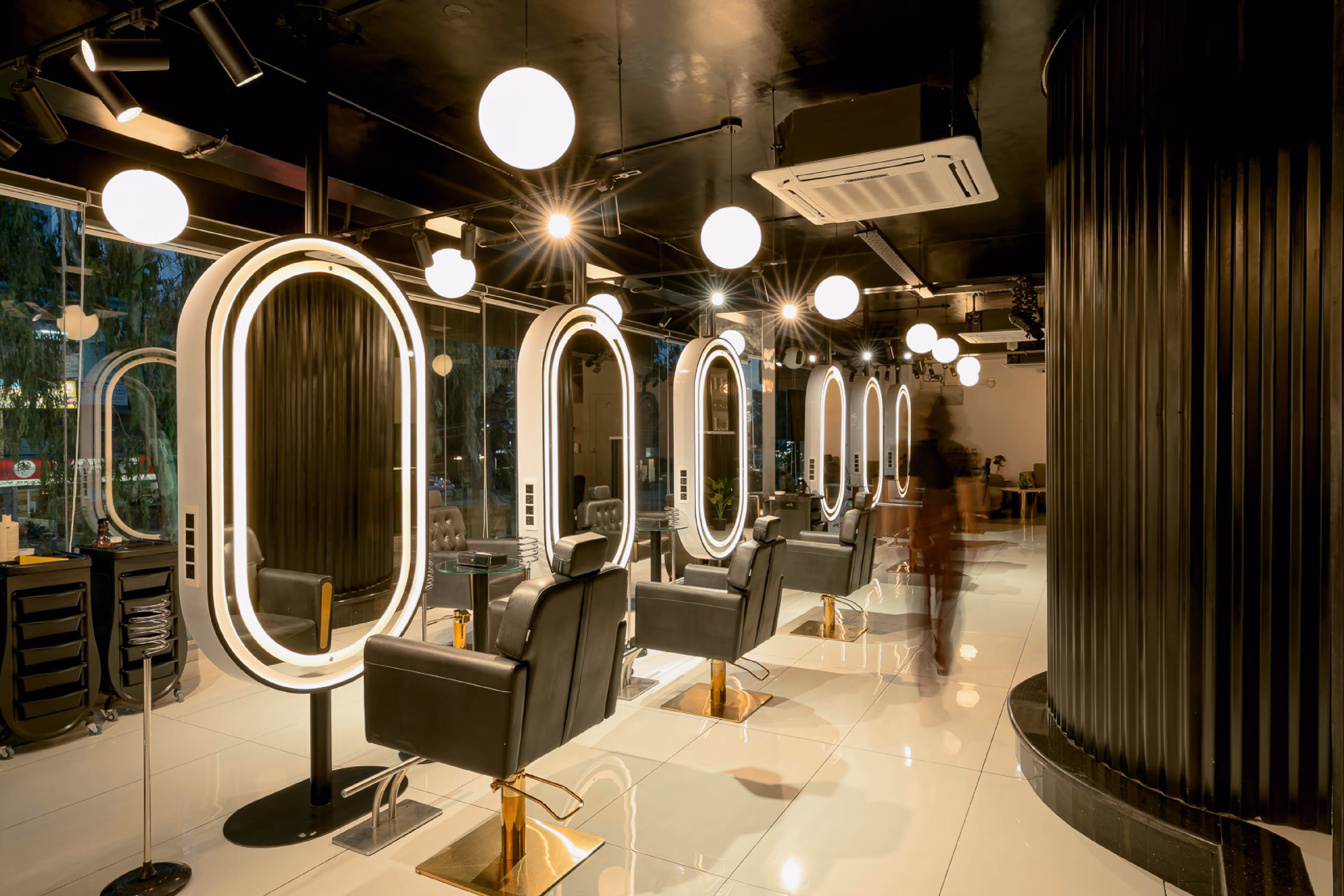 TONI&GUY highlight on custom mirrors