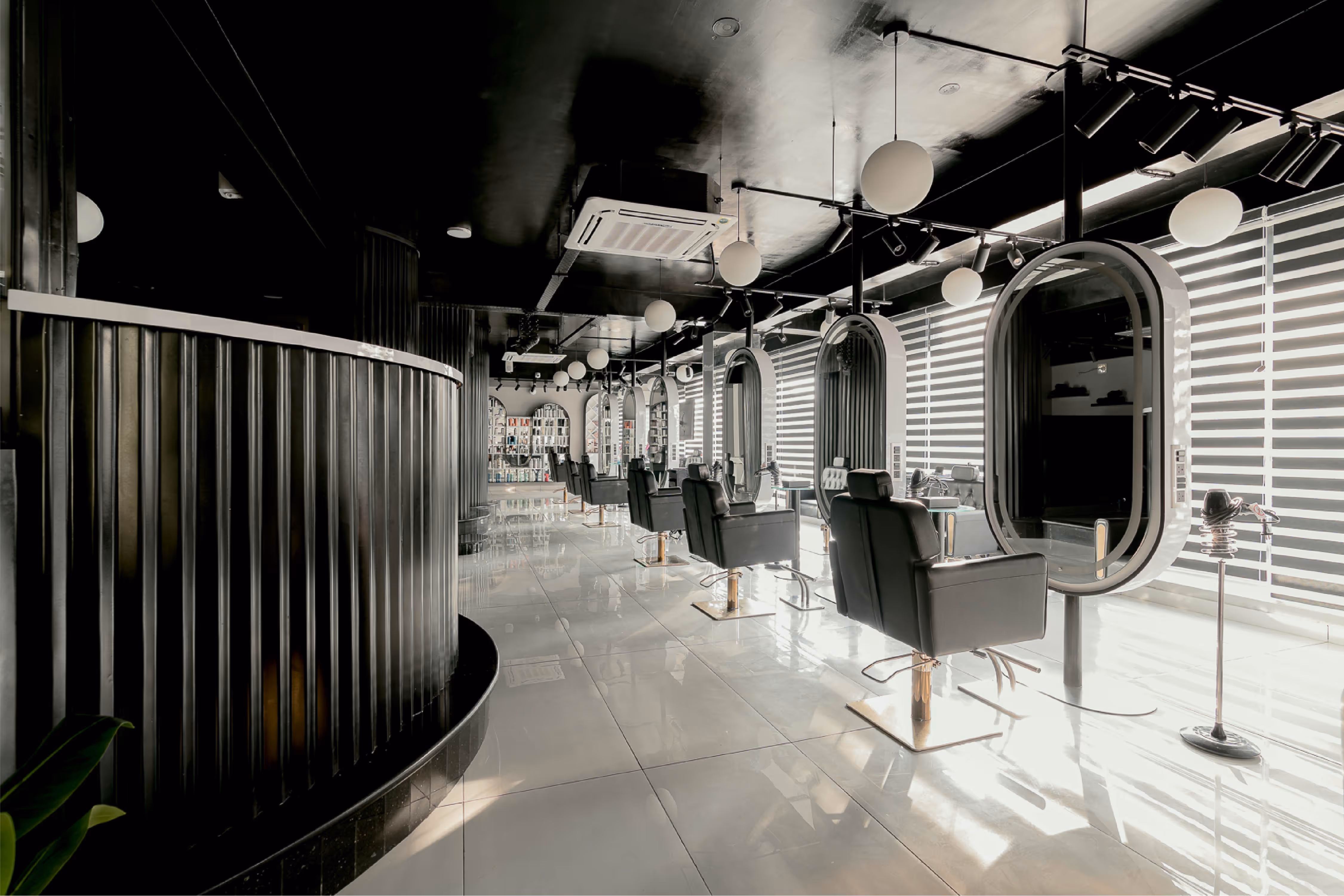 TONI&GUY salon interiors daytime