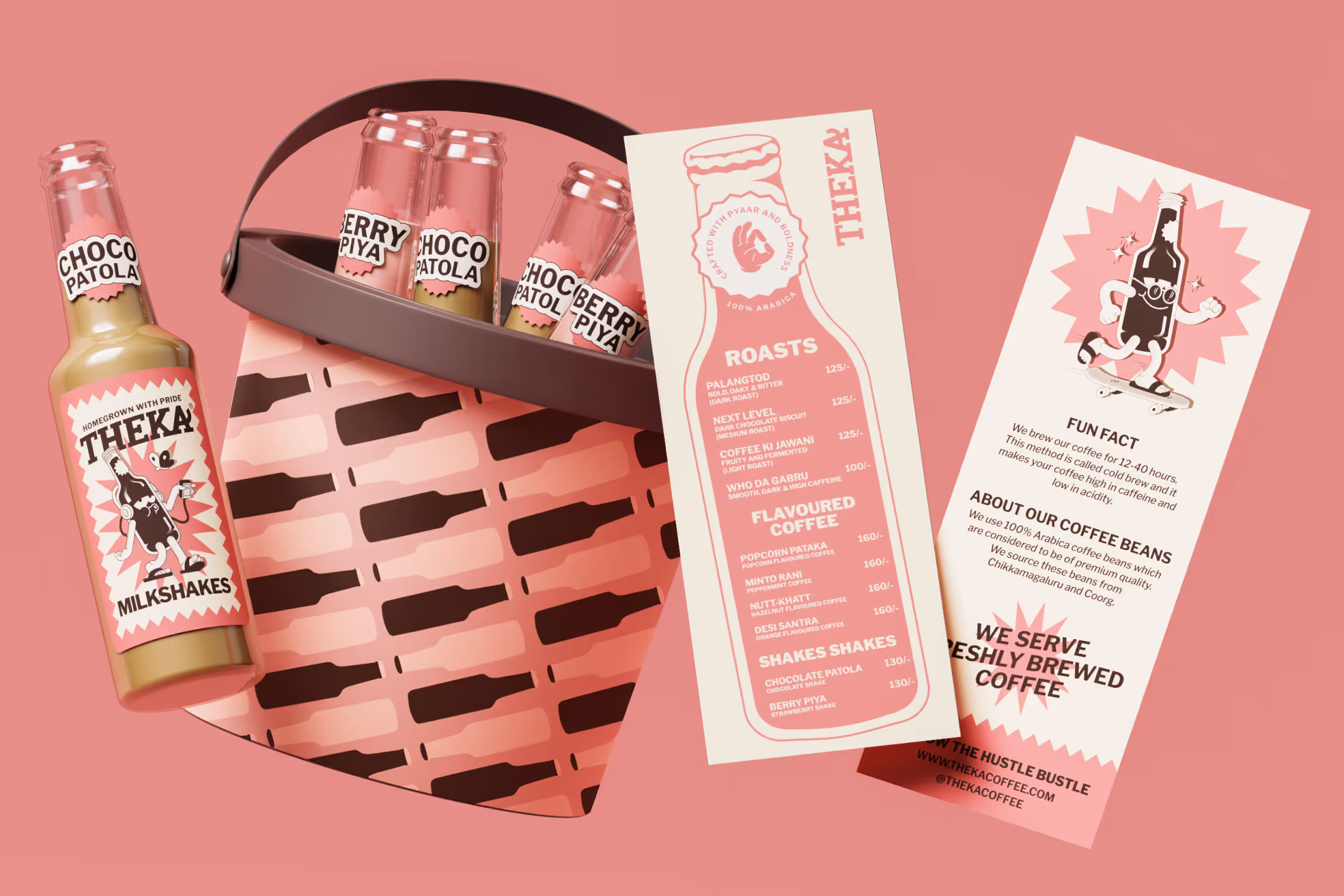 new theka coffee bucket and menu 