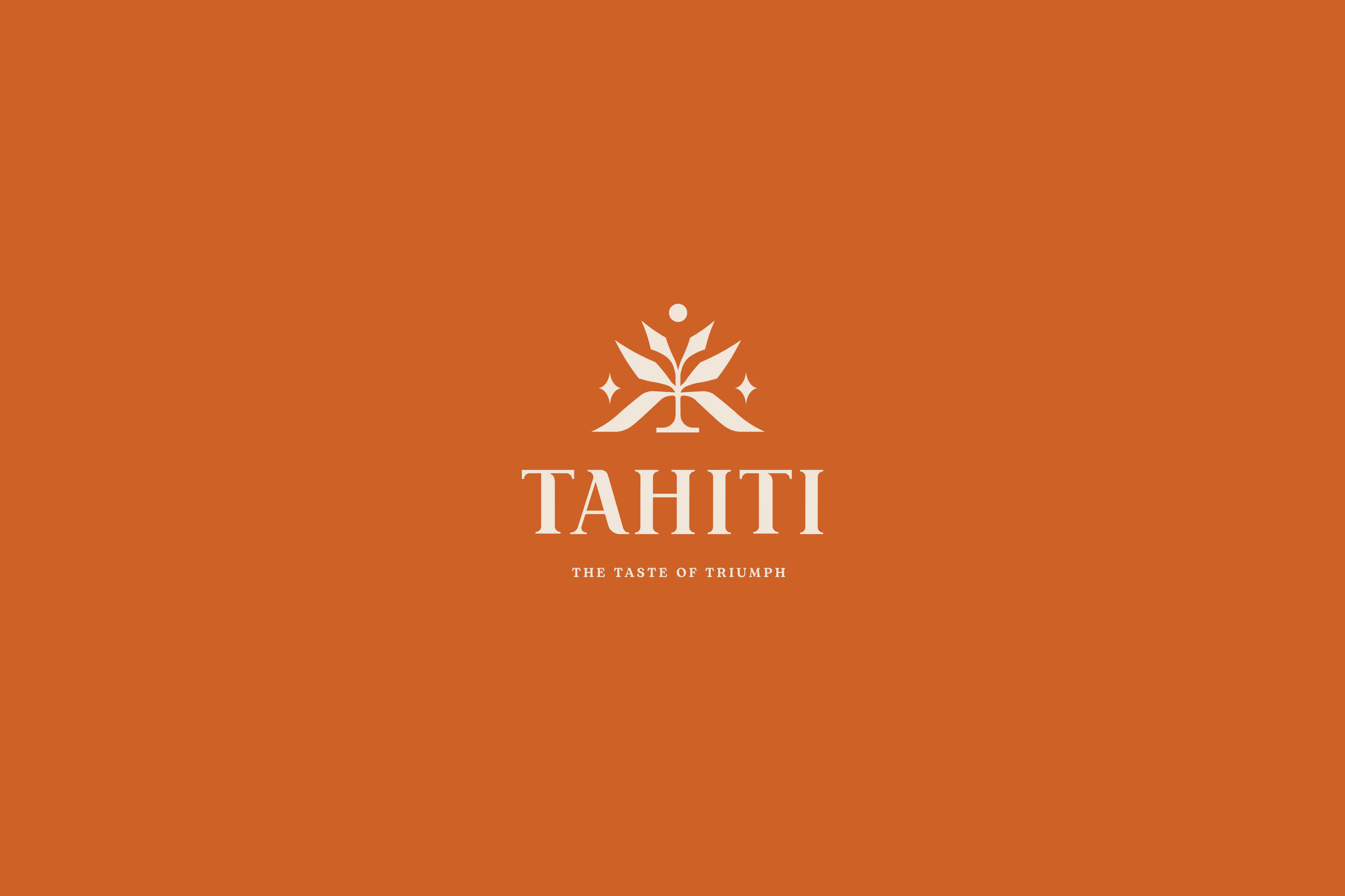 tahiti logo mark and typeface