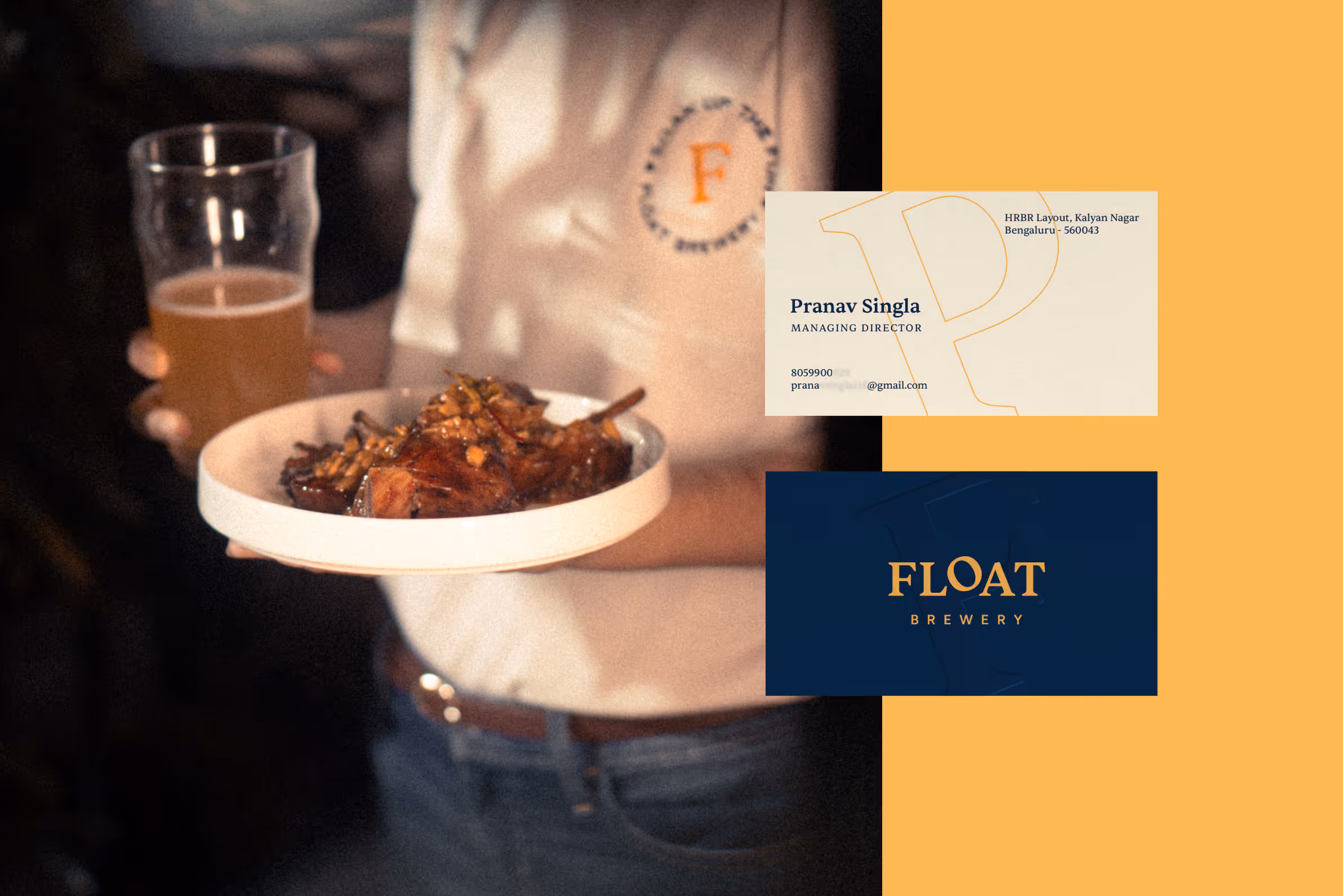 Float business cards