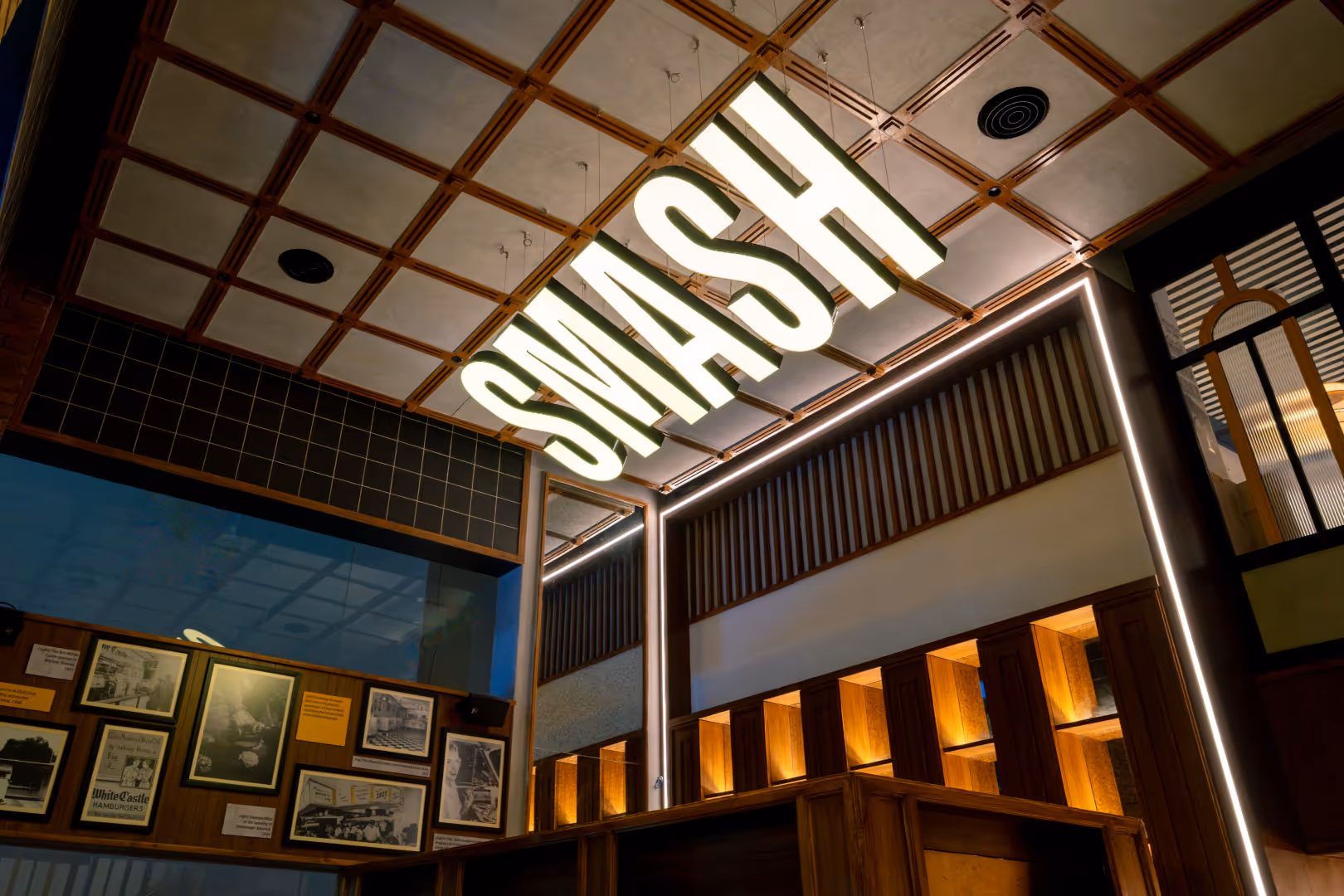 smash guys burger drop banner