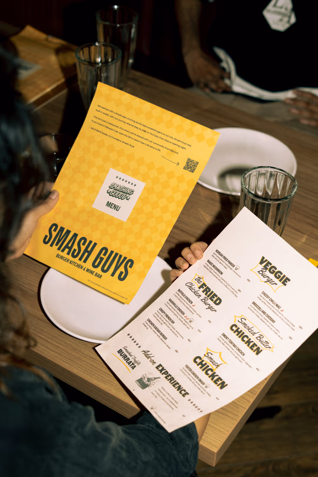 smash guys uniform design bold iconic diner style